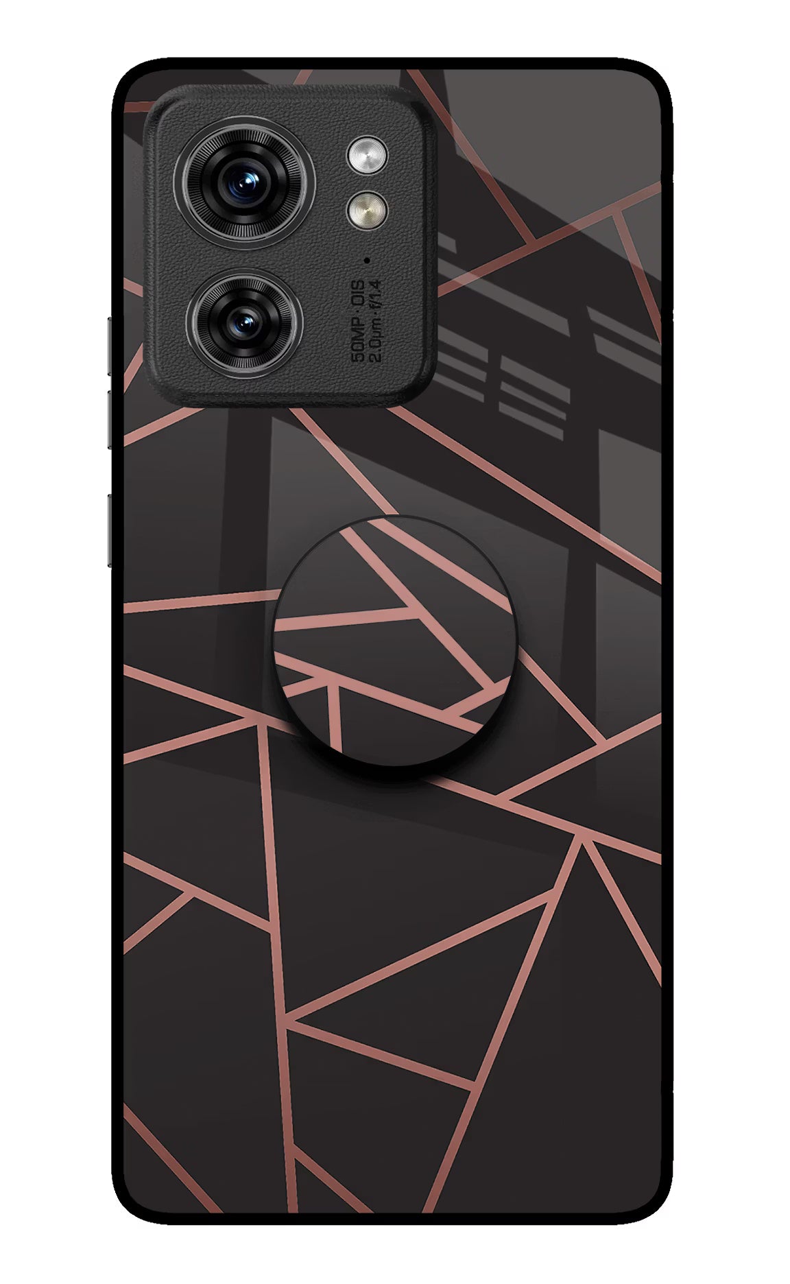 Geometric Pattern Moto Edge 40 Pop Case by Casekaro