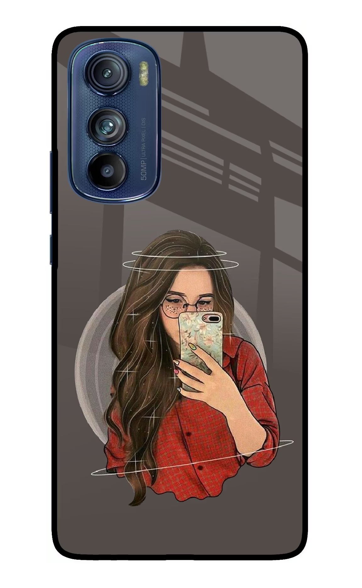 Selfie Queen Moto Edge 30 Glass Case - Selfie Queen Moto Edge 30 Glass Case Selfie Queen Moto Edge 30 Glass Case