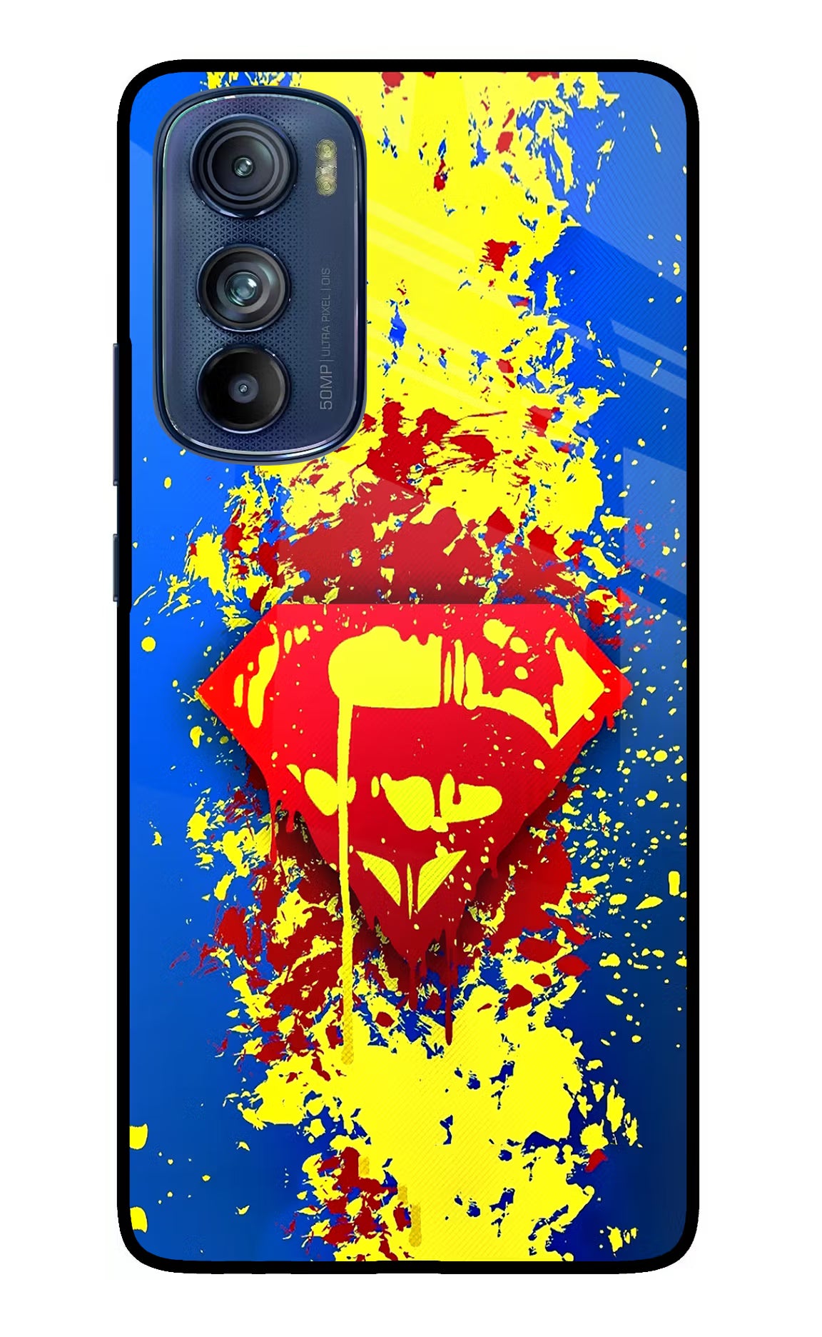 Superman logo Moto Edge 30 Glass Case - Superman logo Moto Edge 30 Glass Case Superman logo Moto Edge 30 Glass Case