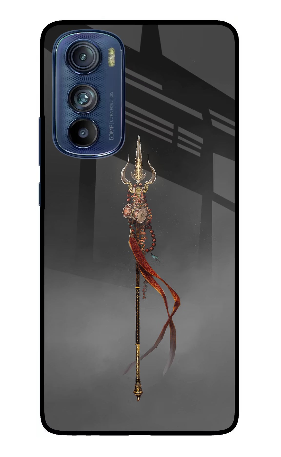 Shiv Trishul Moto Edge 30 Glass Case - Shiv Trishul Moto Edge 30 Glass Case Shiv Trishul Moto Edge 30 Glass Case