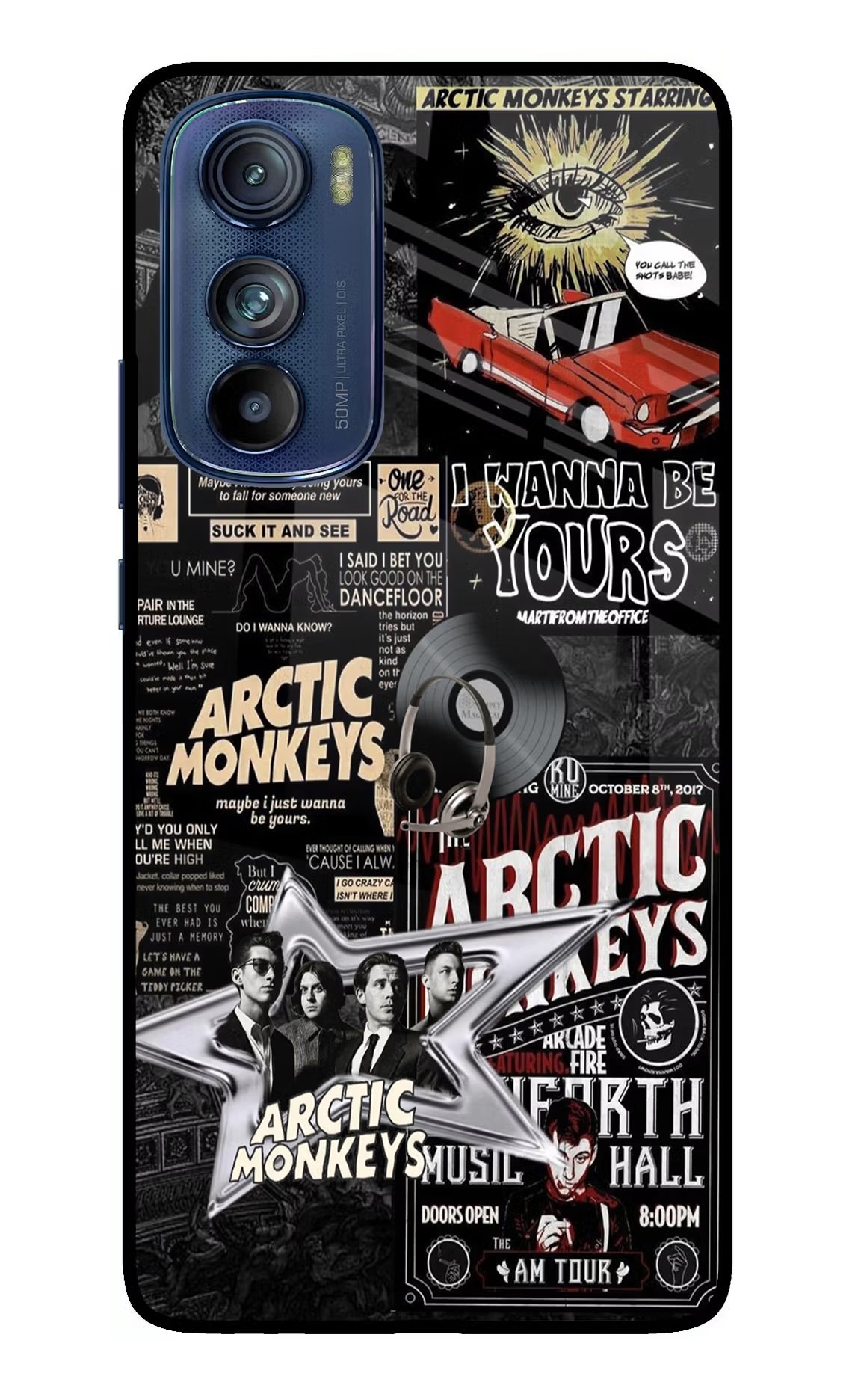 Arctic Monkeys Moto Edge 30 Glass Case - Arctic Monkeys Moto Edge 30 Glass Case Arctic Monkeys Moto Edge 30 Glass Case