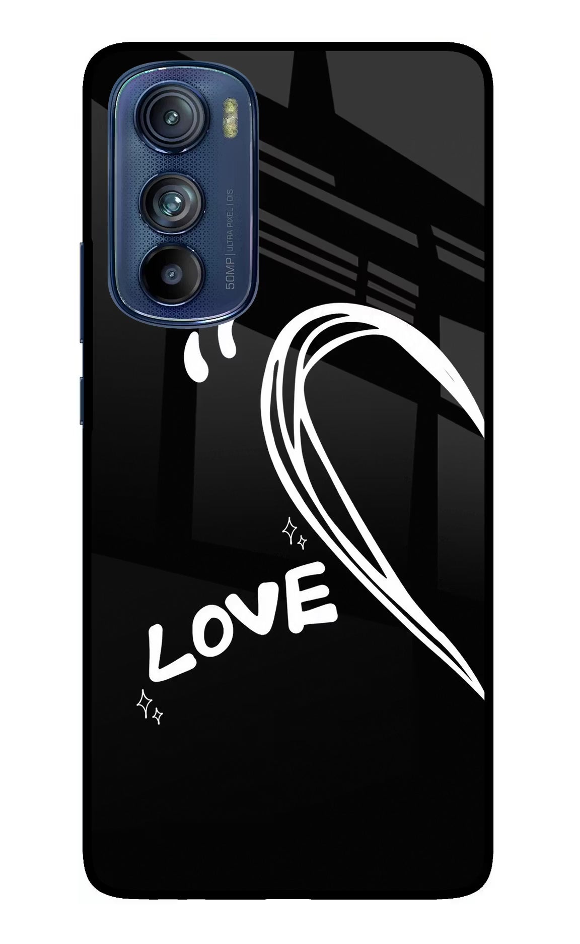 Love Line Moto Edge 30 Glass Case - Love Line Moto Edge 30 Glass Case Love Line Moto Edge 30 Glass Case