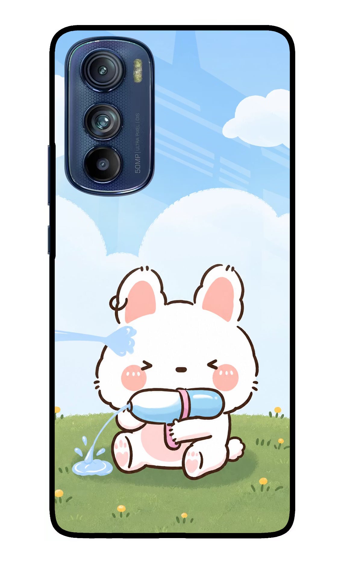 Bunny Treat Moto Edge 30 Glass Case - Bunny Treat Moto Edge 30 Glass Case Bunny Treat Moto Edge 30 Glass Case