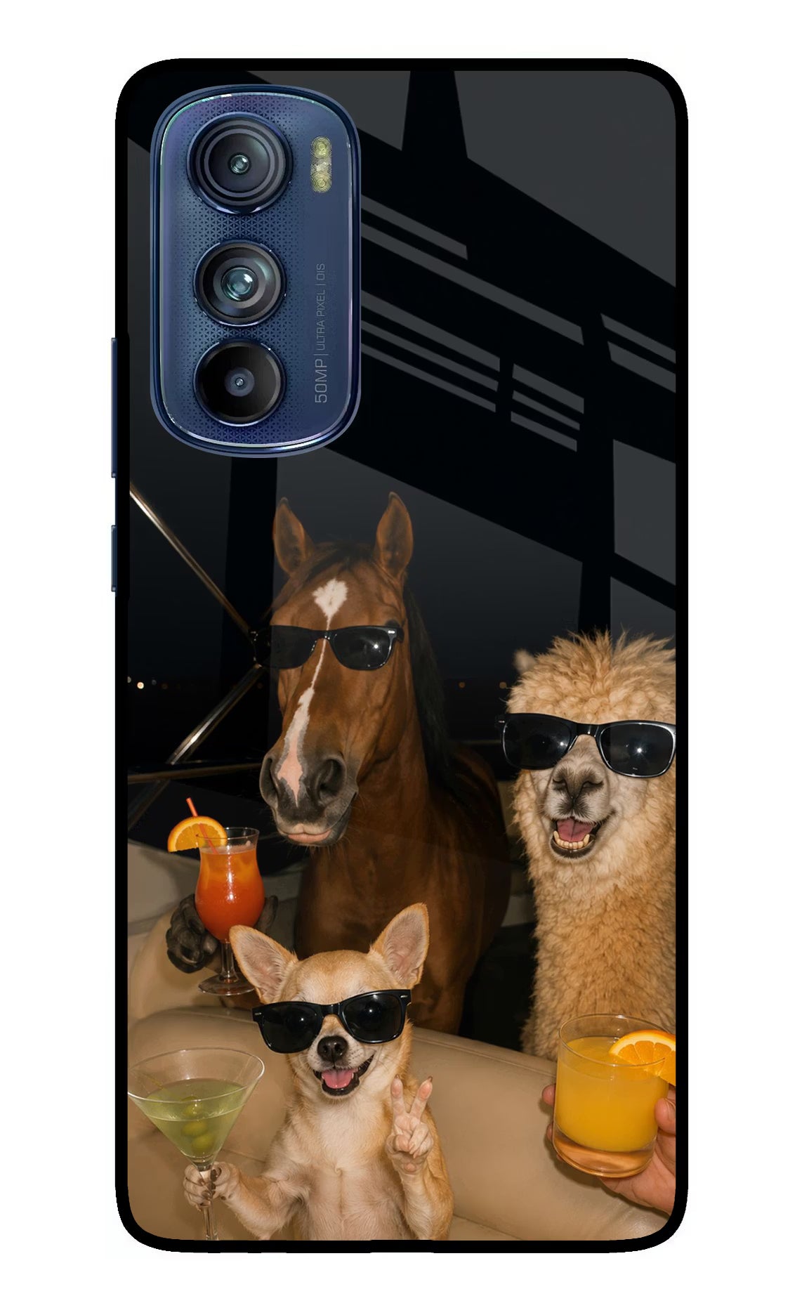 Party Squad Moto Edge 30 Glass Case - Party Squad Moto Edge 30 Glass Case Party Squad Moto Edge 30 Glass Case