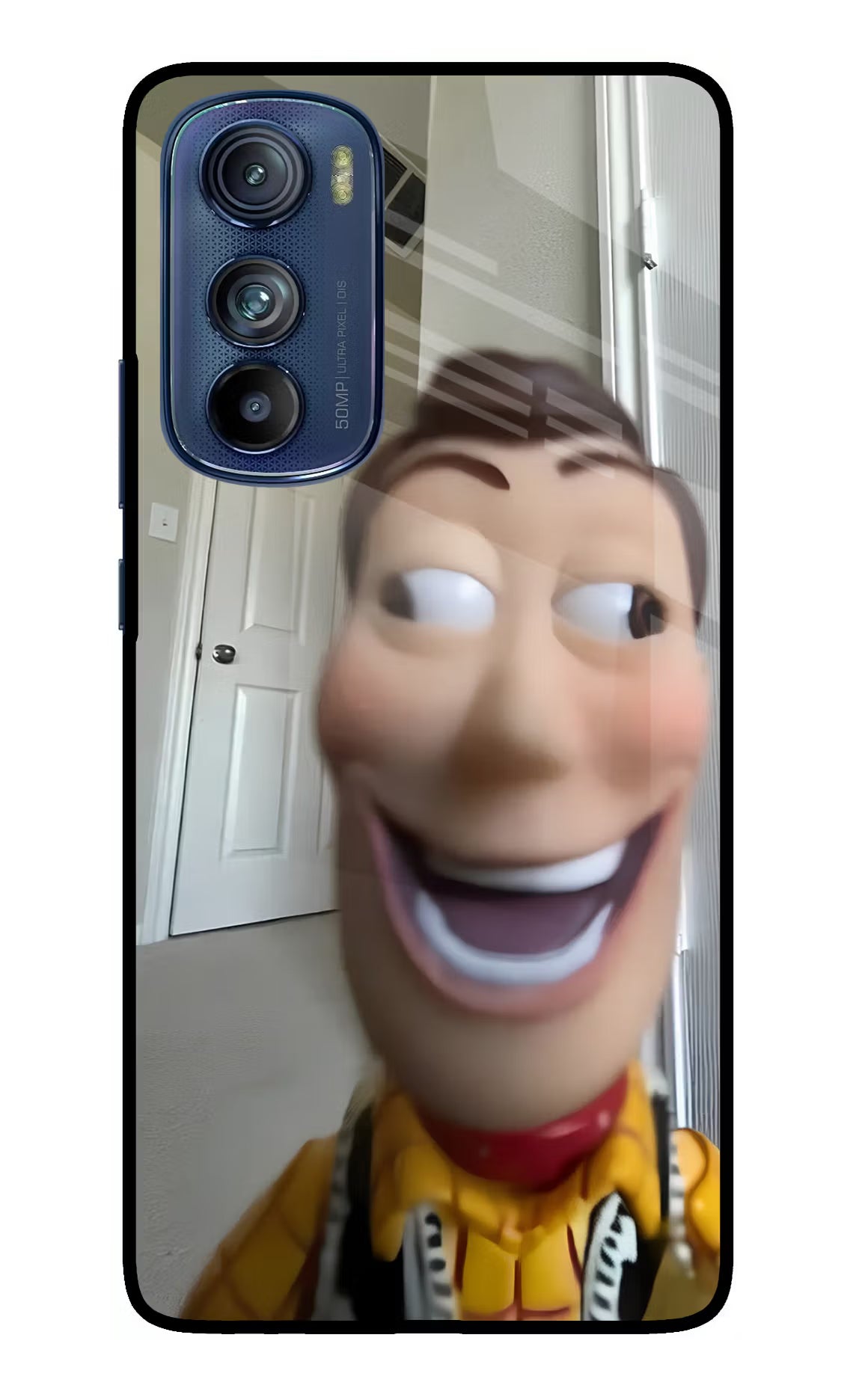 Side Eye Woody Moto Edge 30 Glass Case - Side Eye Woody Moto Edge 30 Glass Case Side Eye Woody Moto Edge 30 Glass Case