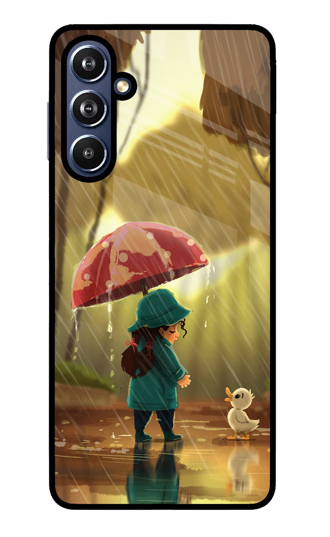 Rainy Day Samsung F54 5G Glass Case - Rainy Day Samsung F54 5G Glass Case Rainy Day Samsung F54 5G Glass Case