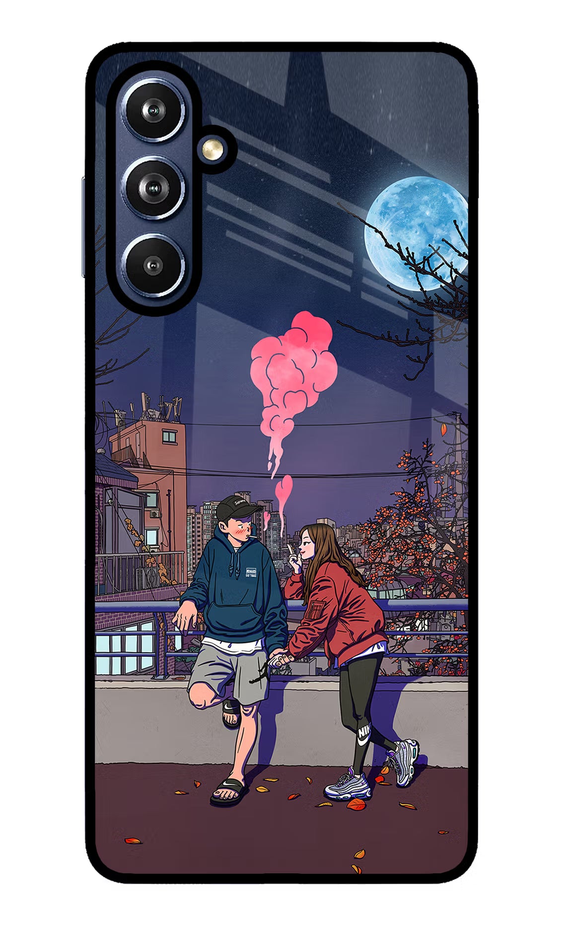 Chilling Couple Samsung F54 5G Glass Case - Chilling Couple Samsung F54 5G Glass Case Chilling Couple Samsung F54 5G Glass Case