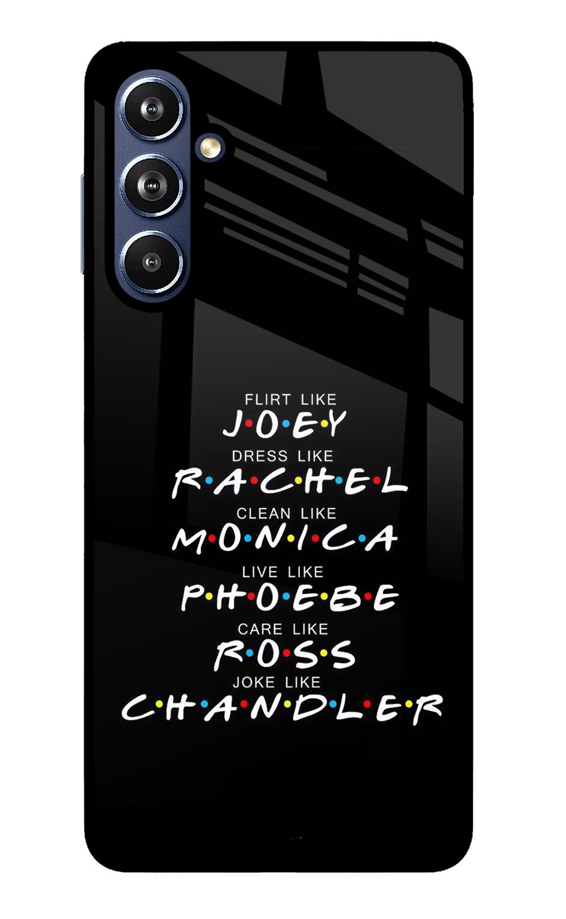 FRIENDS Character Samsung F54 5G Glass Case - FRIENDS Character Samsung F54 5G Glass Case FRIENDS Character Samsung F54 5G Glass Case