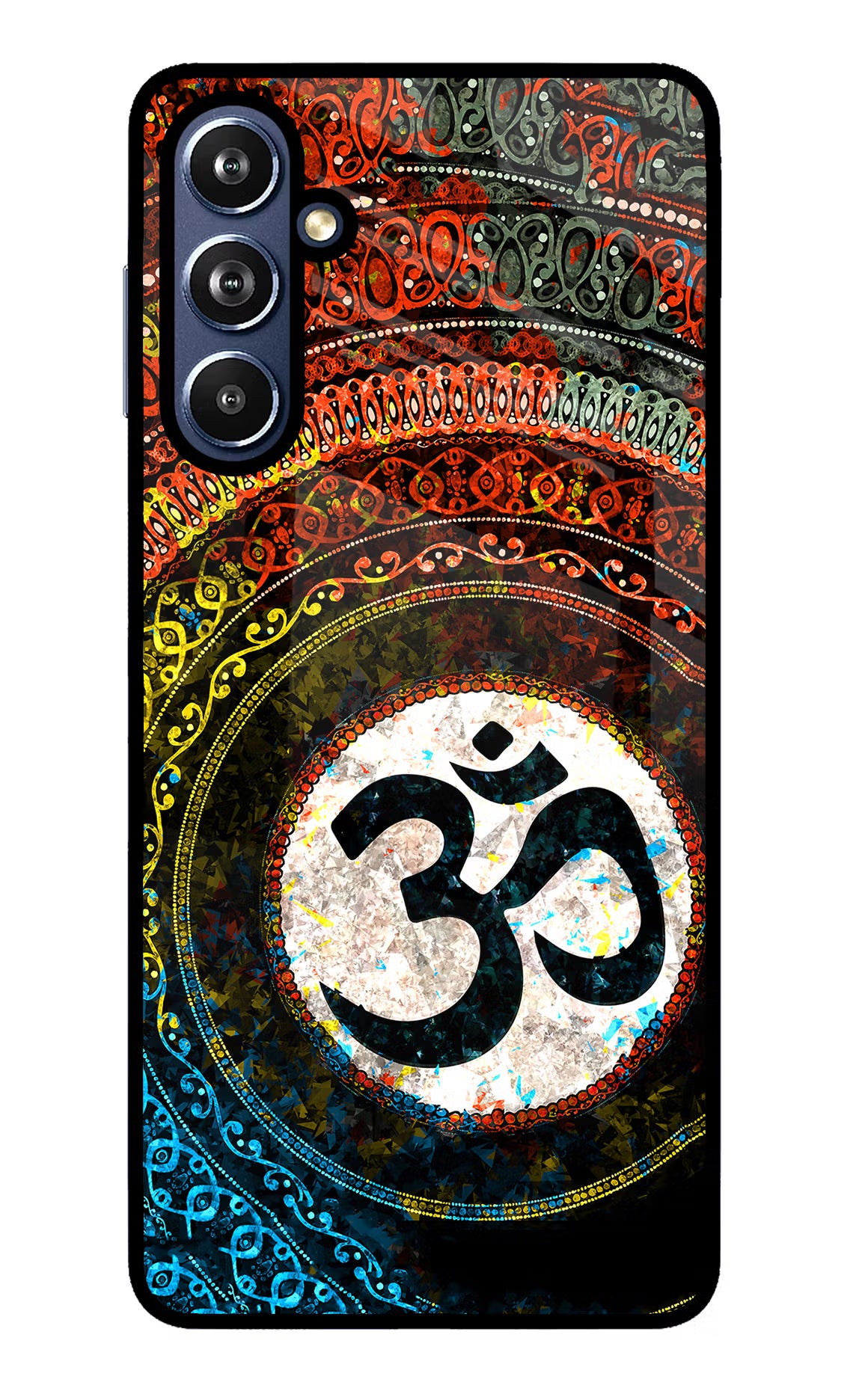 Om Cultural Samsung F54 5G Glass Case - Om Cultural Samsung F54 5G Glass Case Om Cultural Samsung F54 5G Glass Case
