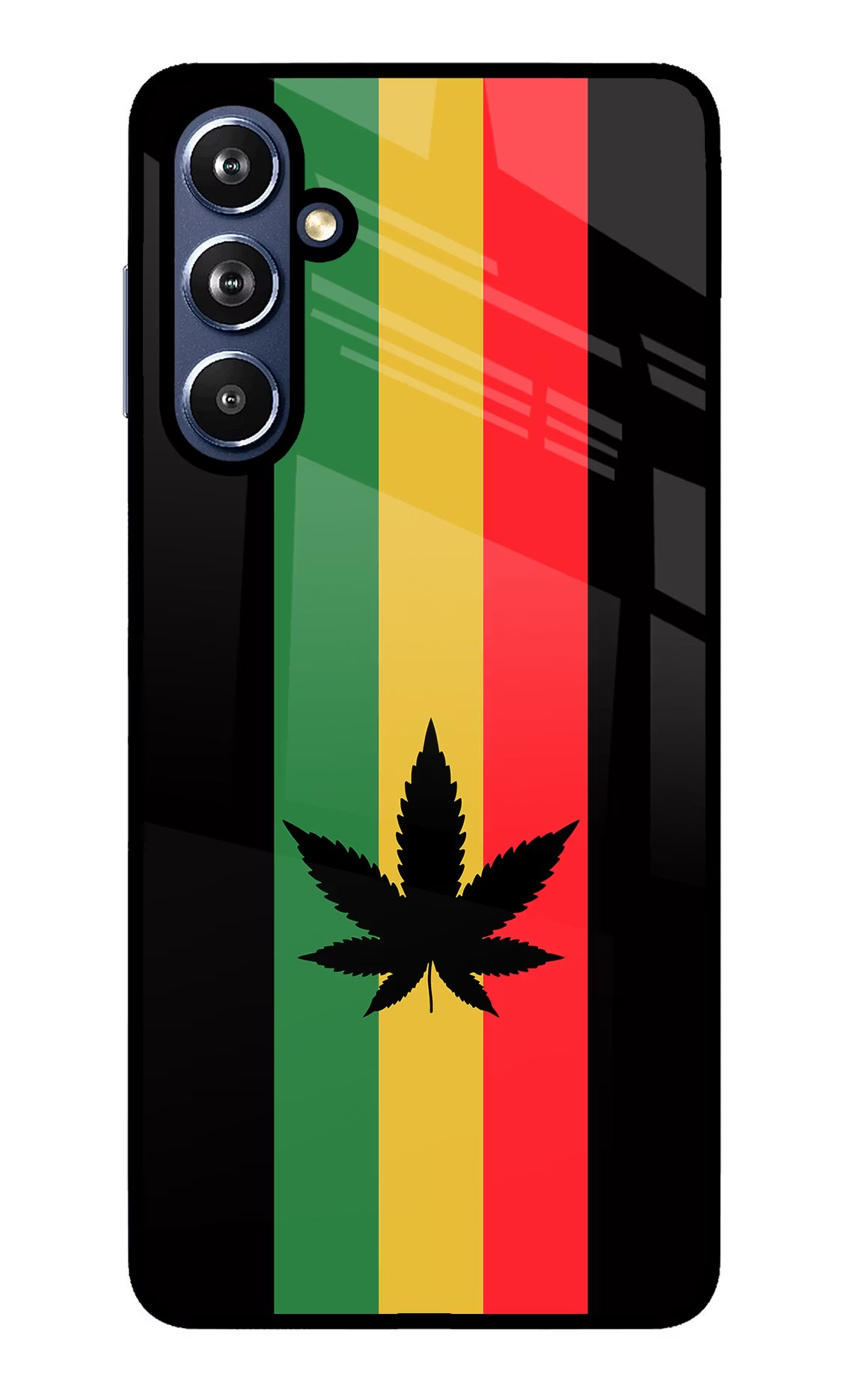 Weed Flag Samsung F54 5G Glass Case - Weed Flag Samsung F54 5G Glass Case Weed Flag Samsung F54 5G Glass Case