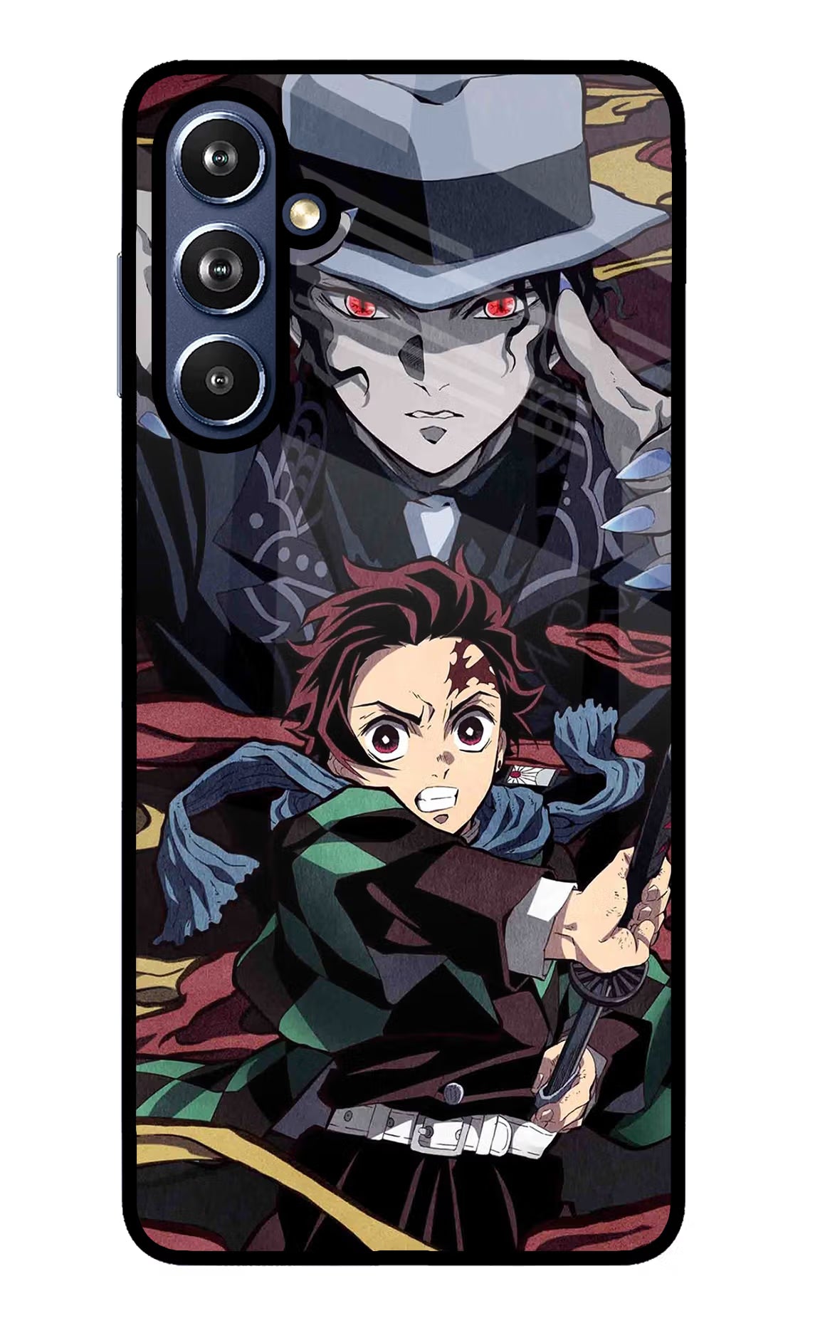 Demon Slayer Samsung F54 5G Glass Case - Demon Slayer Samsung F54 5G Glass Case Demon Slayer Samsung F54 5G Glass Case