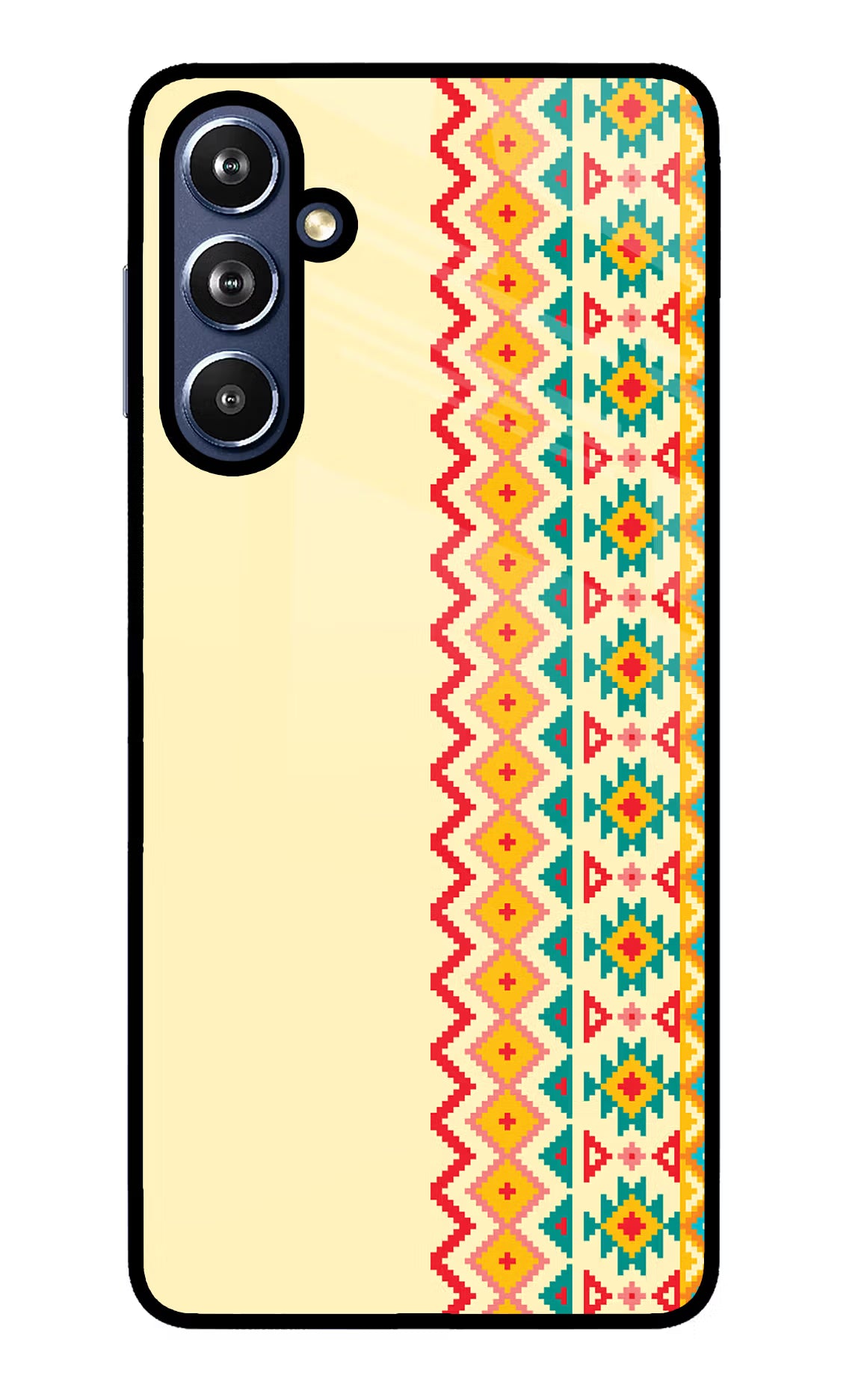 Ethnic Seamless Samsung F54 5G Glass Case - Ethnic Seamless Samsung F54 5G Glass Case Ethnic Seamless Samsung F54 5G Glass Case