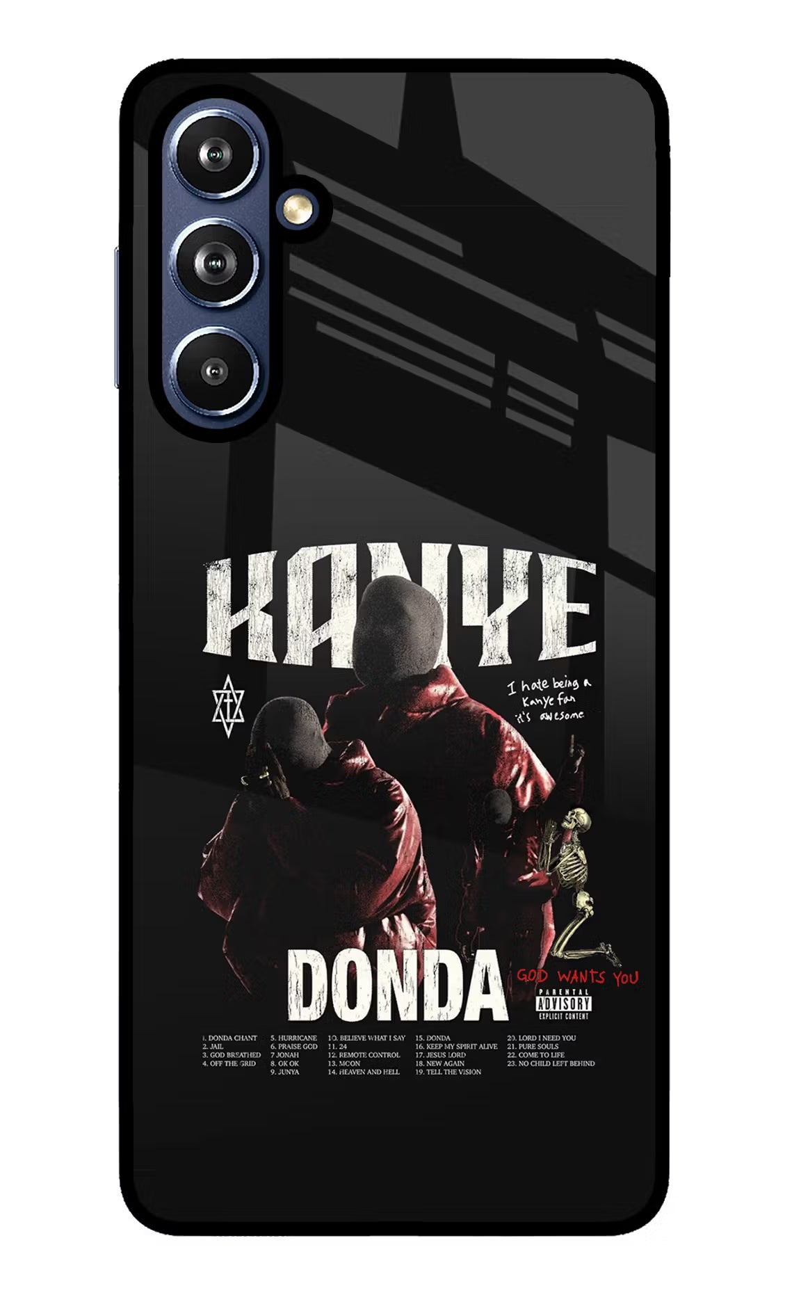 Donda Kanye West Samsung F54 5G Glass Case - Donda Kanye West Samsung F54 5G Glass Case Donda Kanye West Samsung F54 5G Glass Case