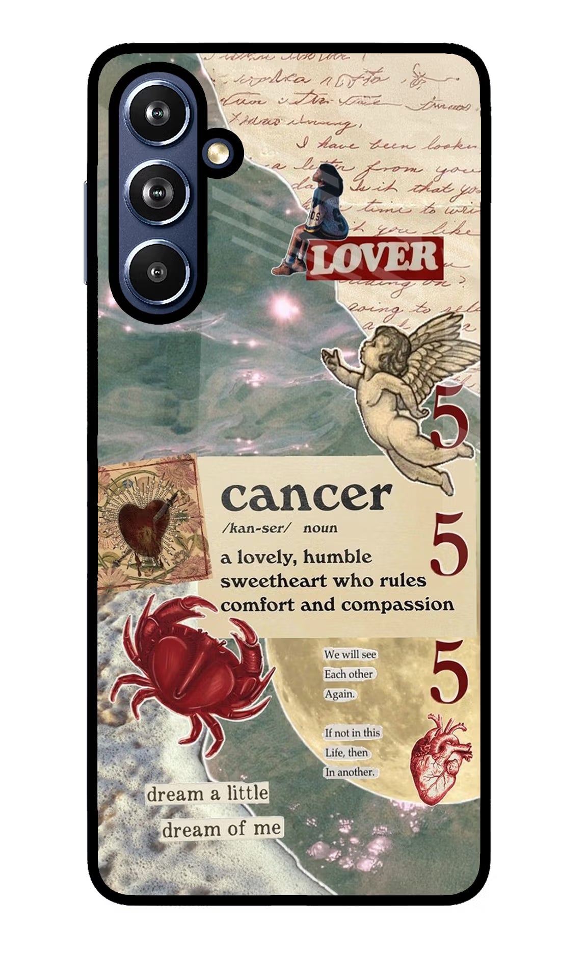 Cancer Zodiac Samsung F54 5G Glass Case - Cancer Zodiac Samsung F54 5G Glass Case Cancer Zodiac Samsung F54 5G Glass Case
