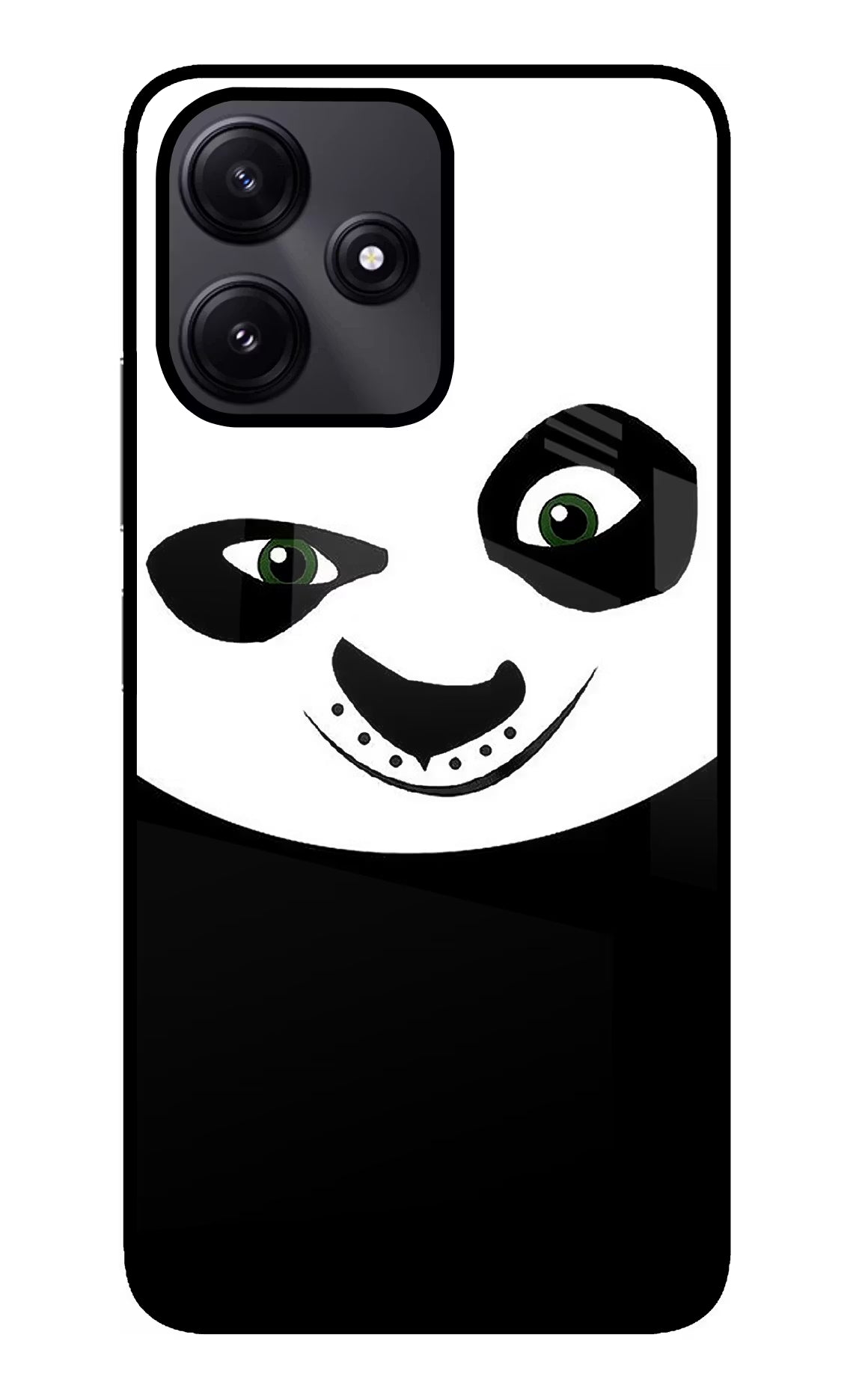 Panda Poco M6 Pro 5G Back Cover - Panda Poco M6 Pro 5G Glass Case Back Cover by Casekaro Panda Poco M6 Pro 5G Glass Case Back Cover by Casekaro