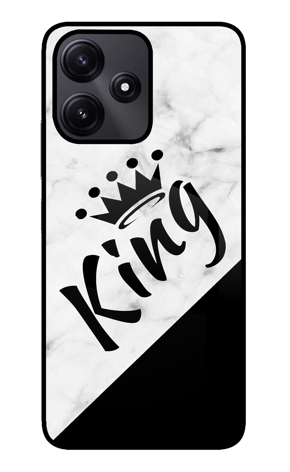 King Poco M6 Pro 5G Back Cover - King Poco M6 Pro 5G Glass Case Back Cover by Casekaro King Poco M6 Pro 5G Glass Case Back Cover by Casekaro