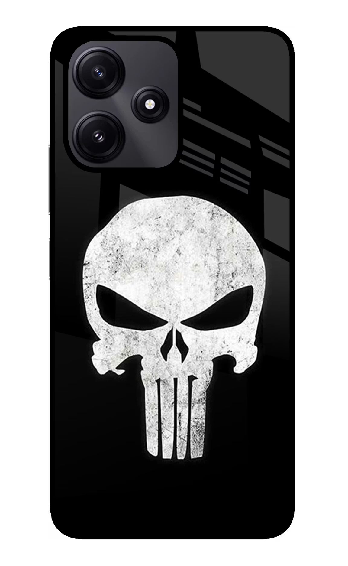Punisher Skull Poco M6 Pro 5G Glass Case - Punisher Skull Poco M6 Pro 5G Glass Case Punisher Skull Poco M6 Pro 5G Glass Case