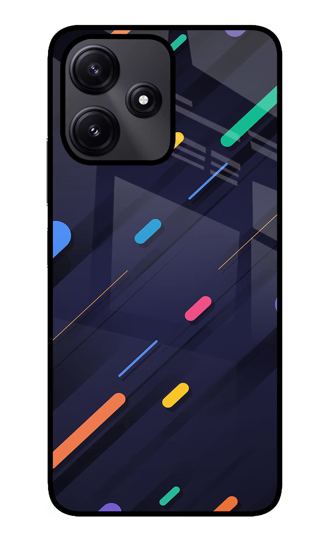 Abstract Design Poco M6 Pro 5G Back Cover - Abstract Design Poco M6 Pro 5G Glass Case Back Cover by Casekaro Abstract Design Poco M6 Pro 5G Glass Case Back Cover by Casekaro