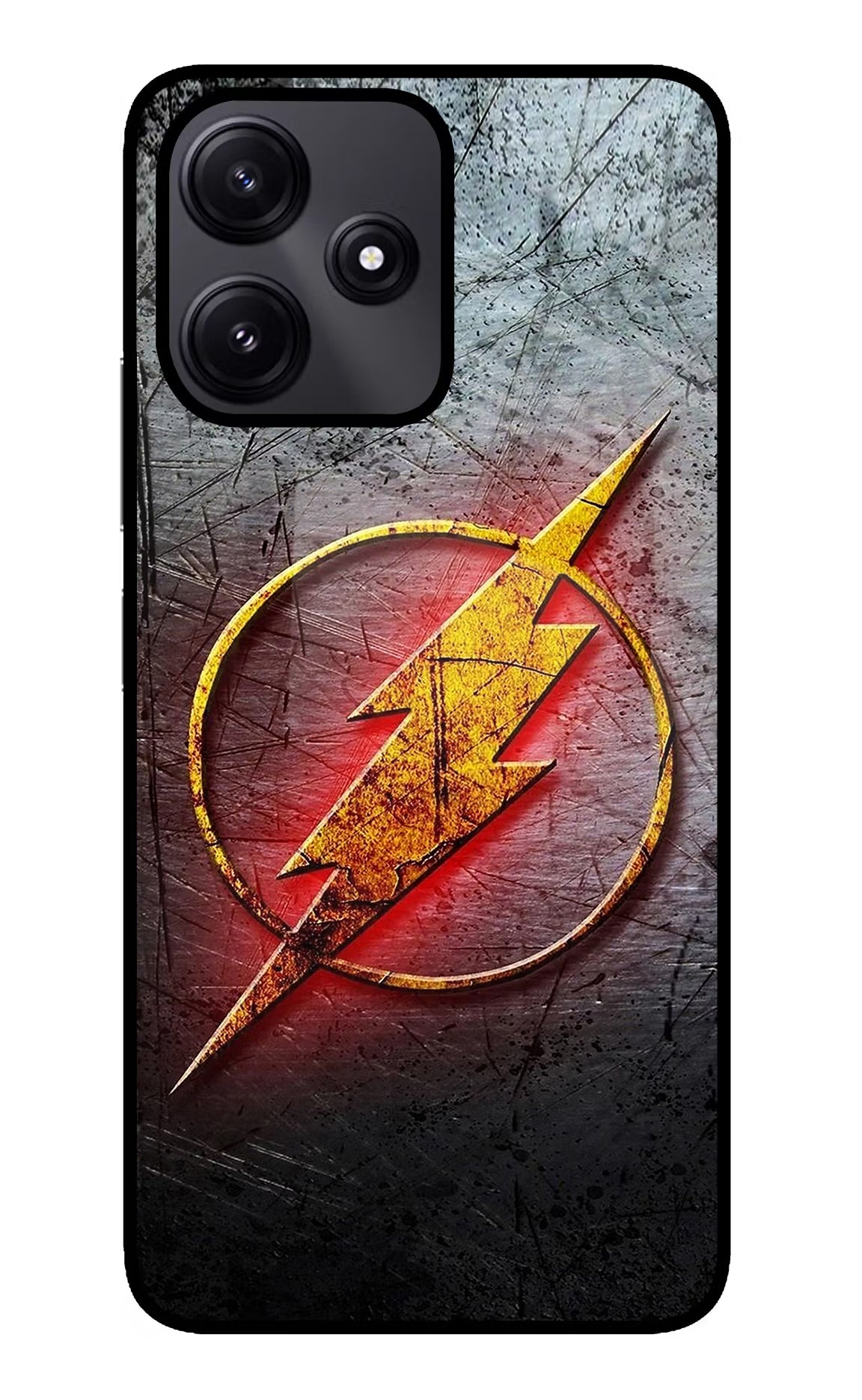 Flash Poco M6 Pro 5G Back Cover - Flash Poco M6 Pro 5G Glass Case Back Cover by Casekaro Flash Poco M6 Pro 5G Glass Case Back Cover by Casekaro