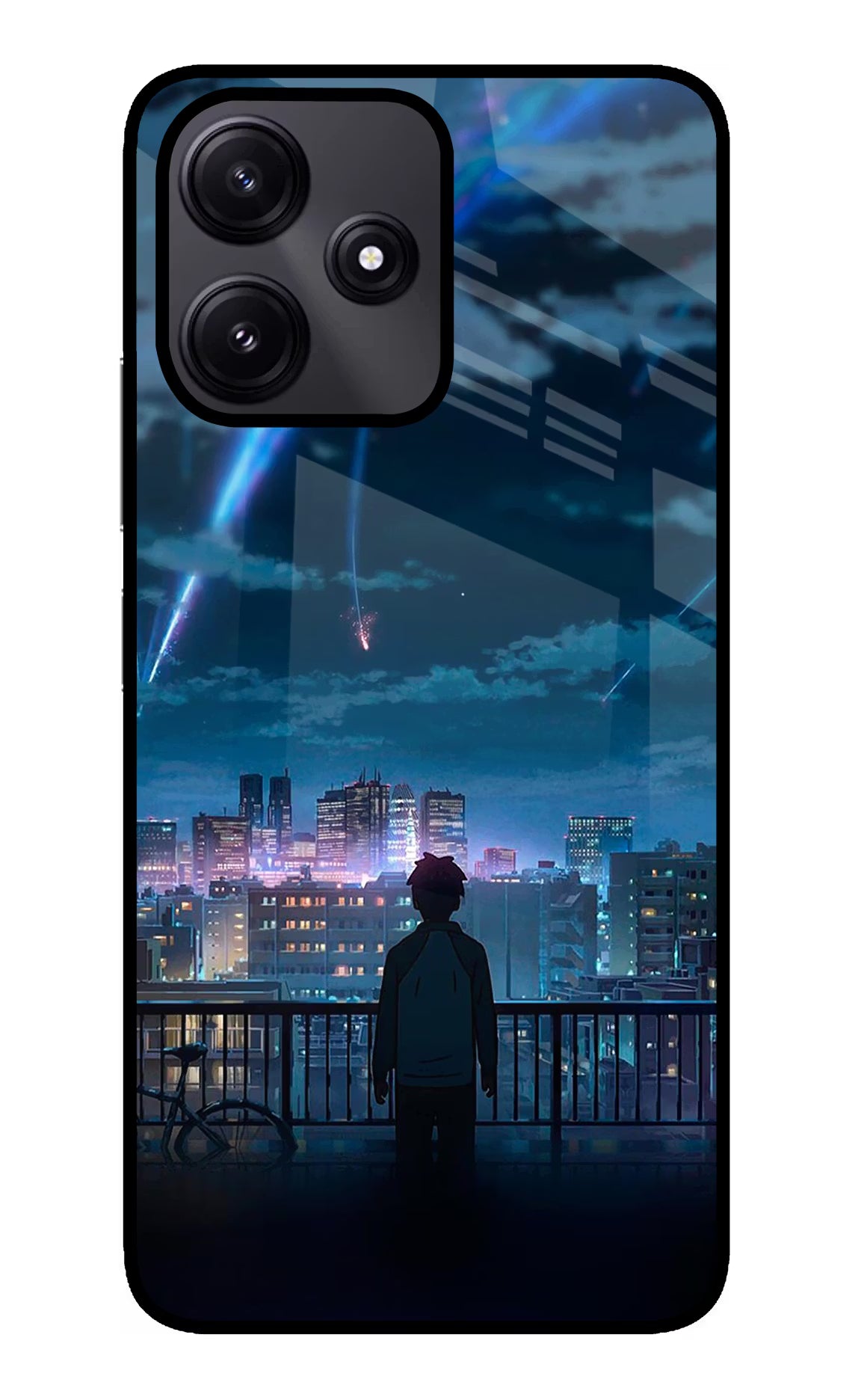 Anime Poco M6 Pro 5G Back Cover - Anime Poco M6 Pro 5G Glass Case Back Cover by Casekaro Anime Poco M6 Pro 5G Glass Case Back Cover by Casekaro