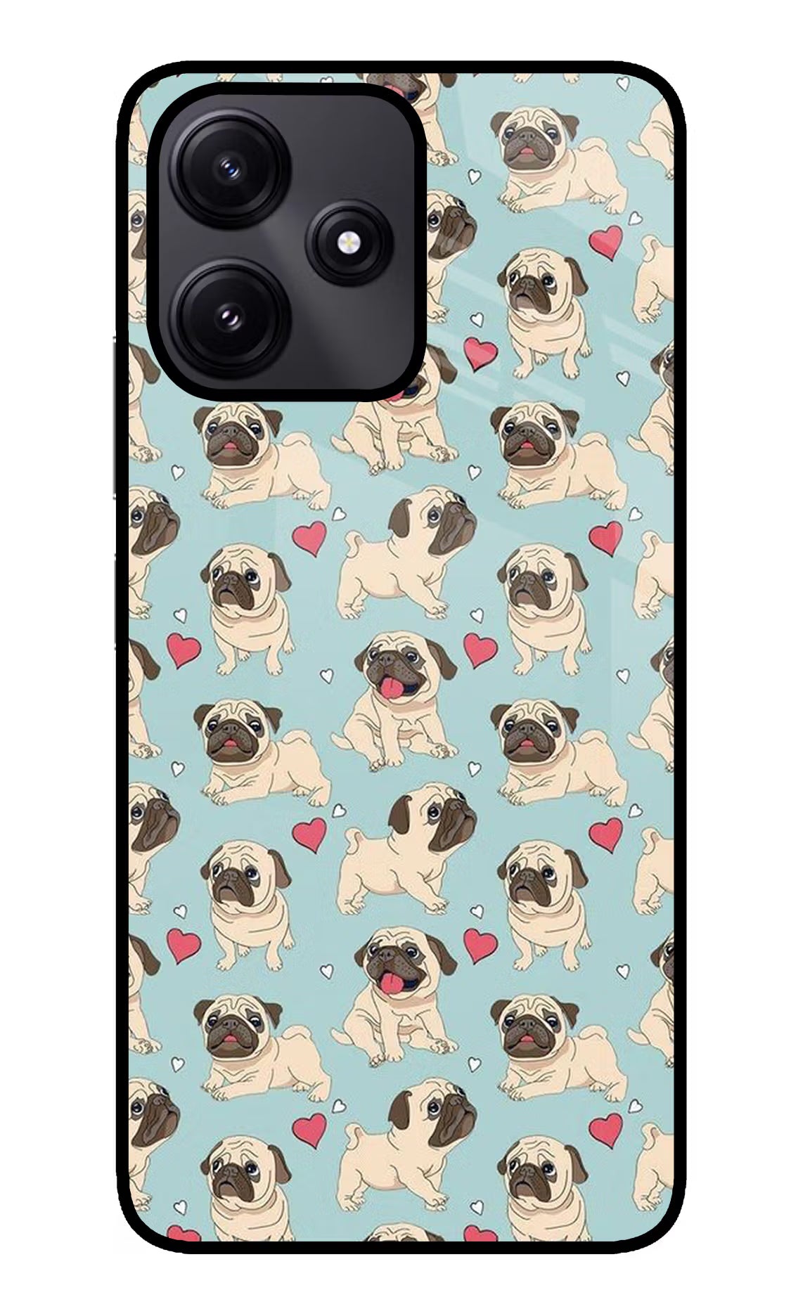 Pug Dog Poco M6 Pro 5G Glass Case - Pug Dog Poco M6 Pro 5G Glass Case Pug Dog Poco M6 Pro 5G Glass Case
