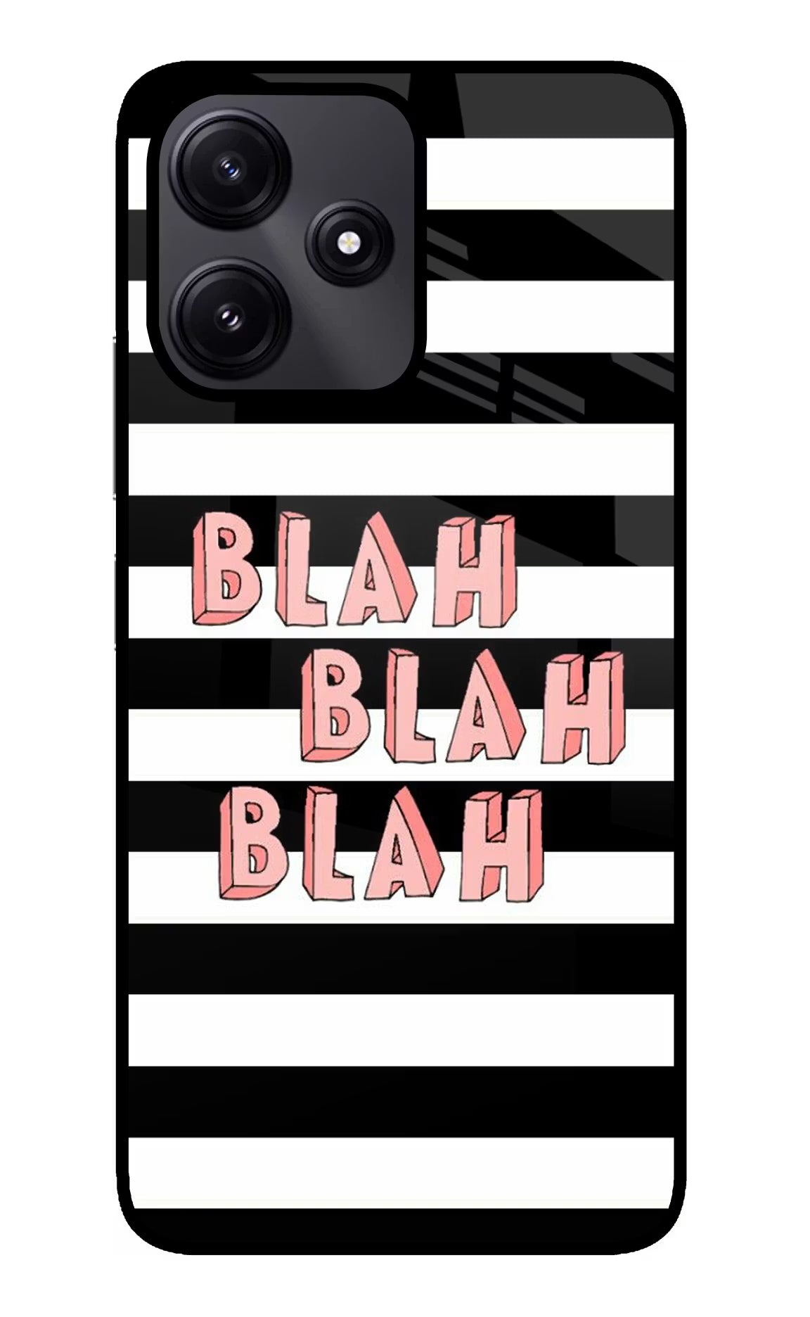 Blah Blah Blah Poco M6 Pro 5G Glass Case - Blah Blah Blah Poco M6 Pro 5G Glass Case Blah Blah Blah Poco M6 Pro 5G Glass Case