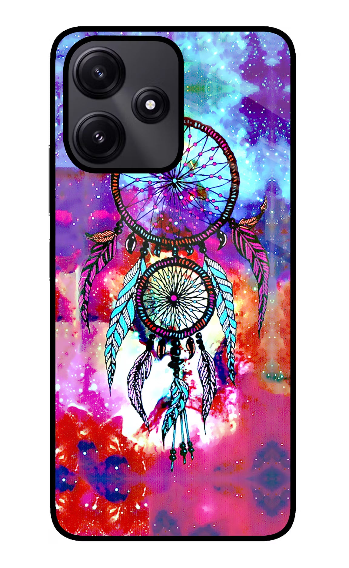 Dream Catcher Abstract Poco M6 Pro 5G Back Cover - Dream Catcher Abstract Poco M6 Pro 5G Glass Case Back Cover by Casekaro Dream Catcher Abstract Poco M6 Pro 5G Glass Case Back Cover by Casekaro
