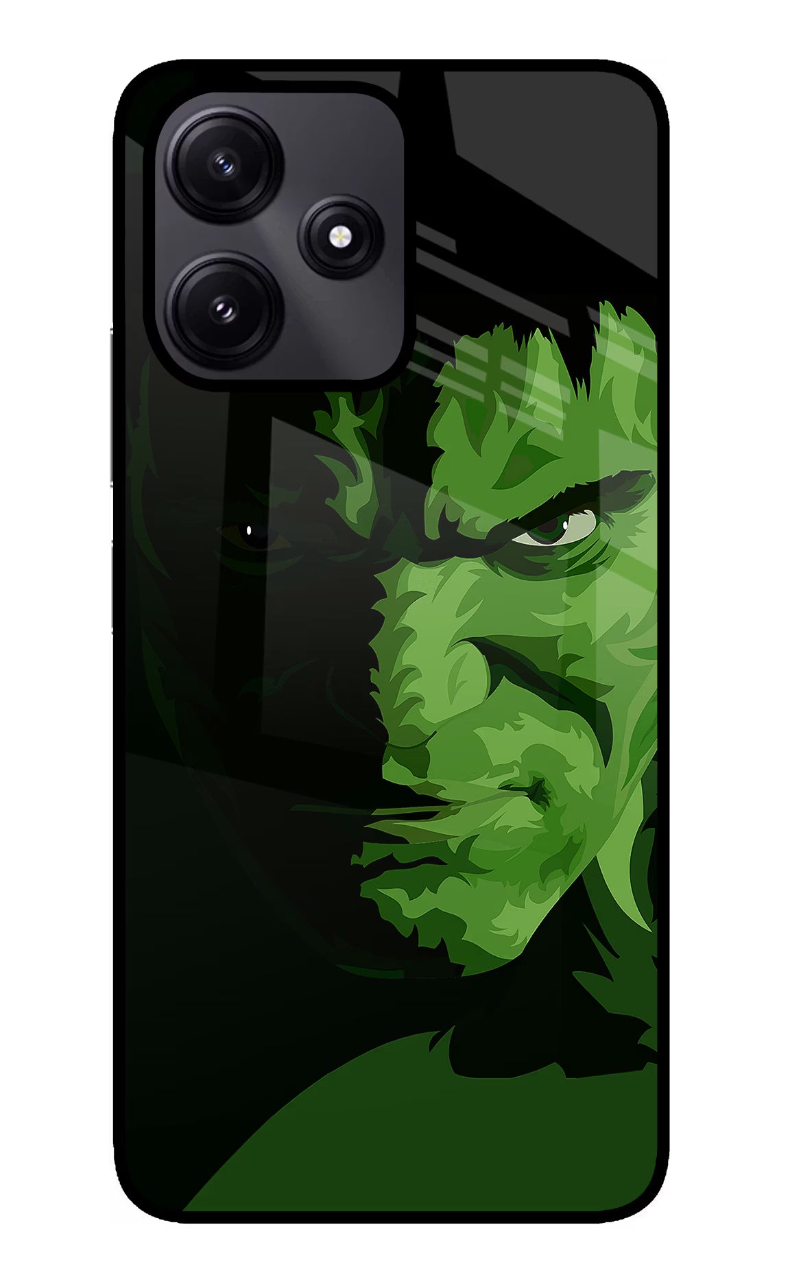 HULK Poco M6 Pro 5G Back Cover - HULK Poco M6 Pro 5G Glass Case Back Cover by Casekaro HULK Poco M6 Pro 5G Glass Case Back Cover by Casekaro