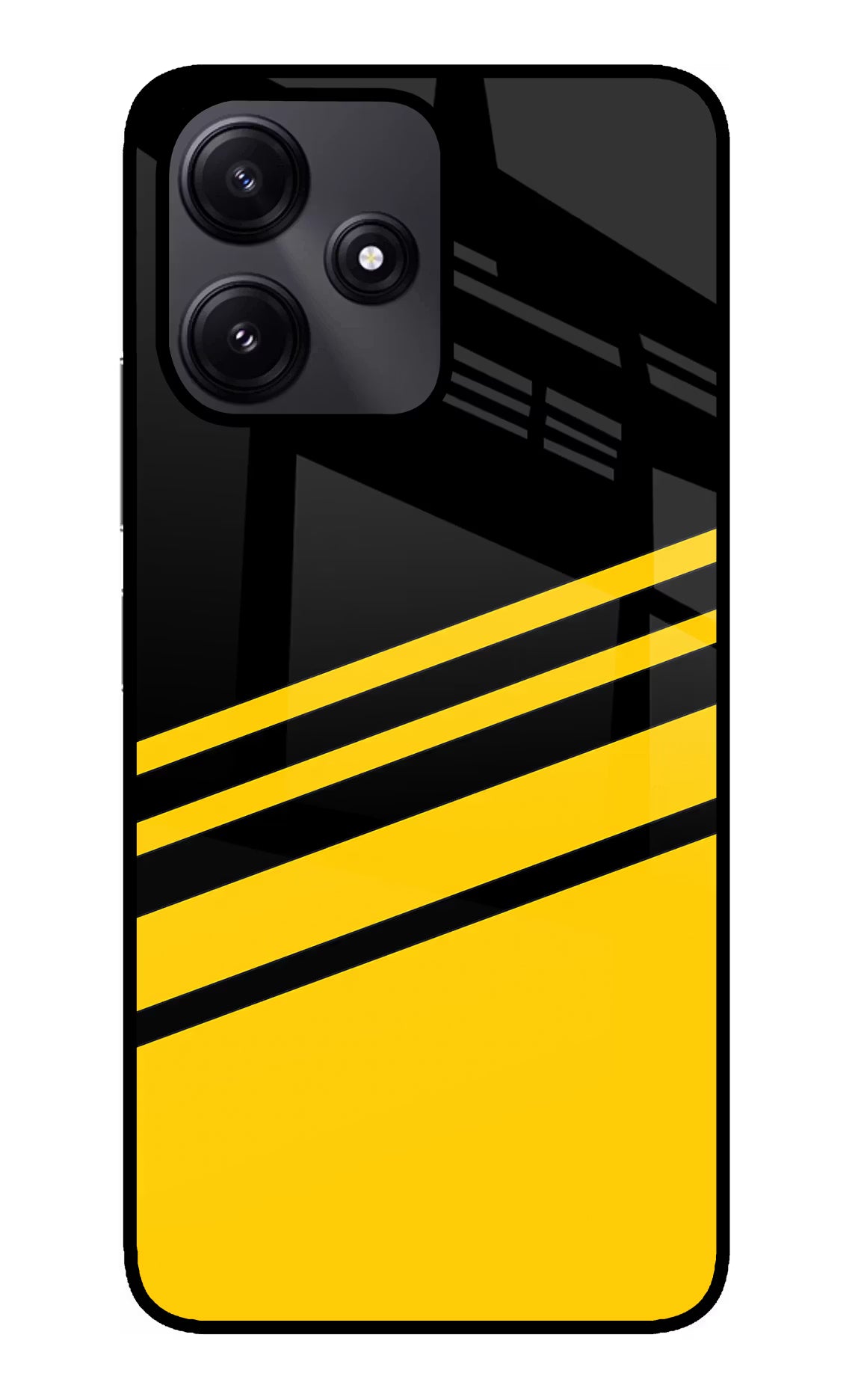 Yellow Shades Poco M6 Pro 5G Glass Case - Yellow Shades Poco M6 Pro 5G Glass Case Yellow Shades Poco M6 Pro 5G Glass Case