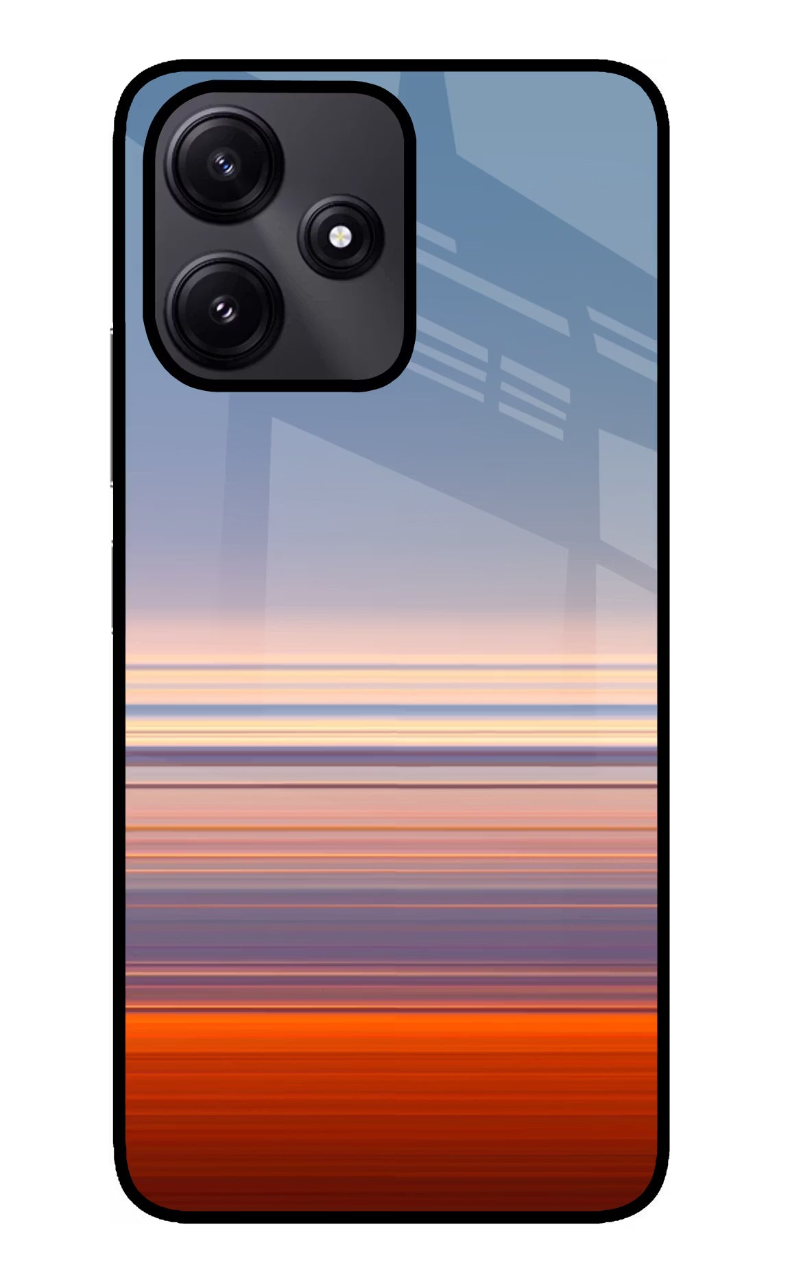 Morning Colors Poco M6 Pro 5G Glass Case - Morning Colors Poco M6 Pro 5G Glass Case Morning Colors Poco M6 Pro 5G Glass Case