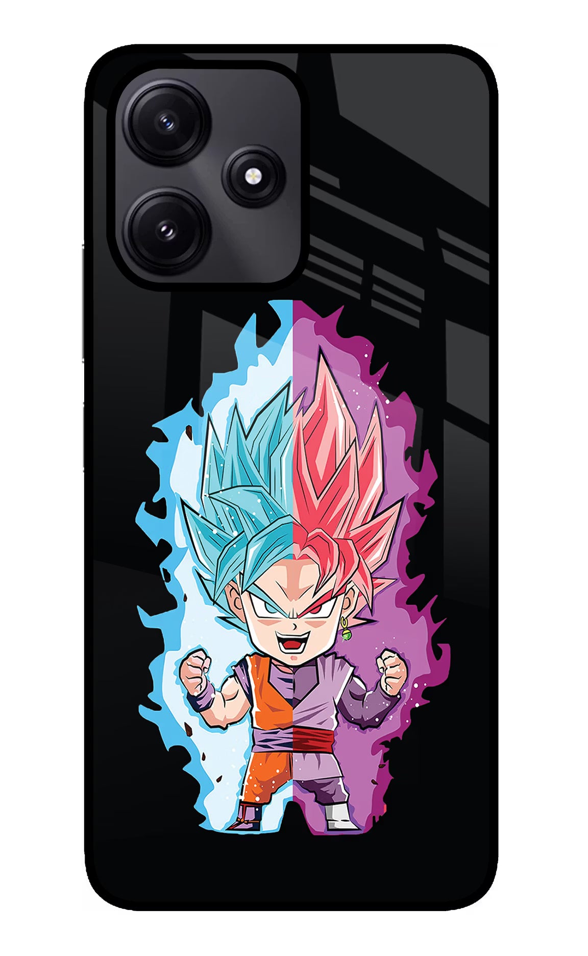 Chota Goku Poco M6 Pro 5G Glass Case - Chota Goku Poco M6 Pro 5G Glass Case Chota Goku Poco M6 Pro 5G Glass Case