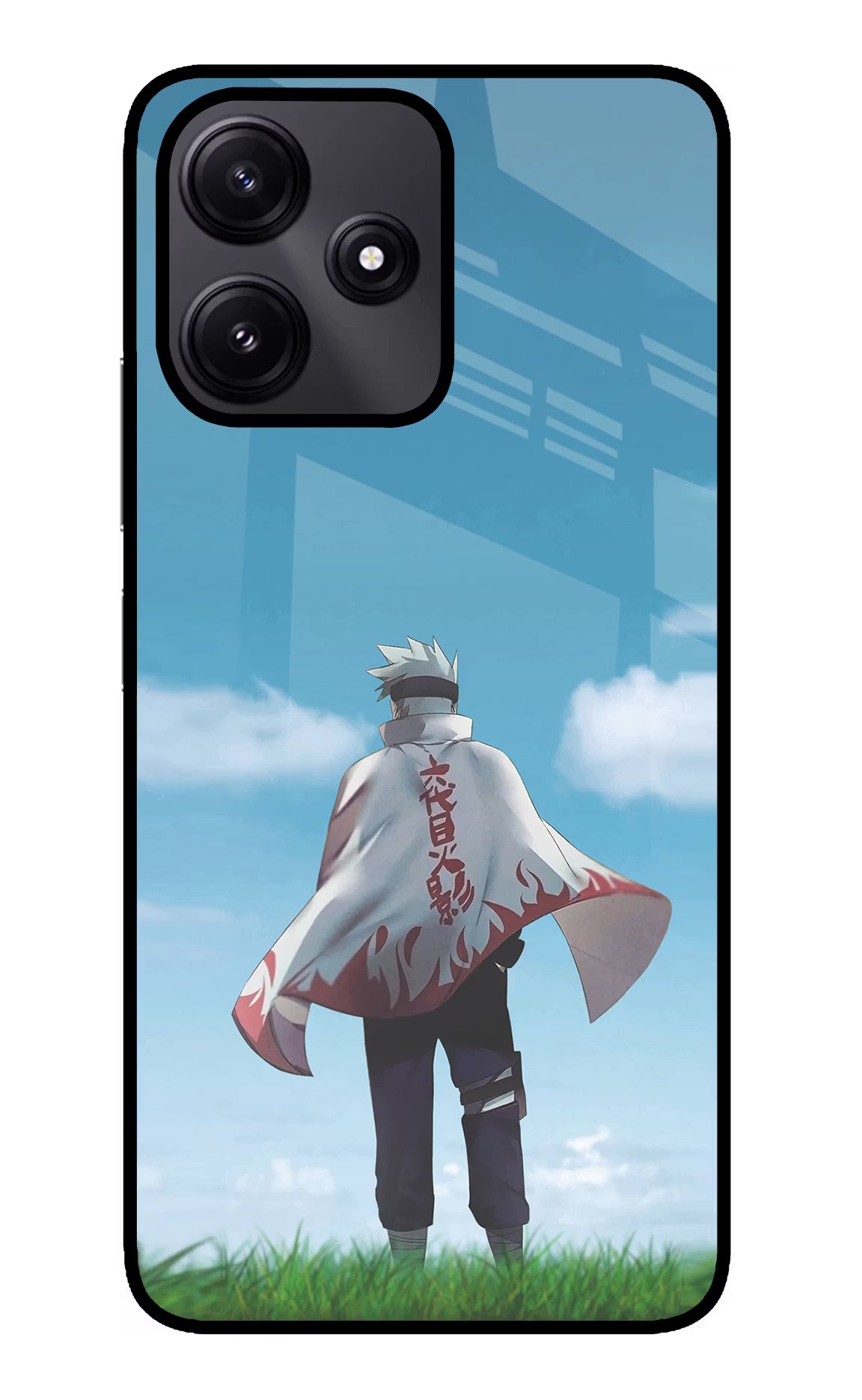 Kakashi Poco M6 Pro 5G Back Cover - Kakashi Poco M6 Pro 5G Glass Case Back Cover by Casekaro Kakashi Poco M6 Pro 5G Glass Case Back Cover by Casekaro