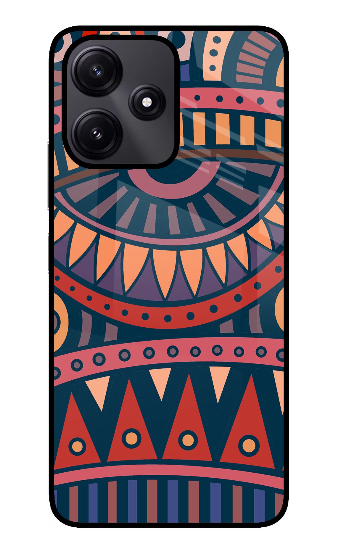 African Culture Design Poco M6 Pro 5G Glass Case - African Culture Design Poco M6 Pro 5G Glass Case African Culture Design Poco M6 Pro 5G Glass Case