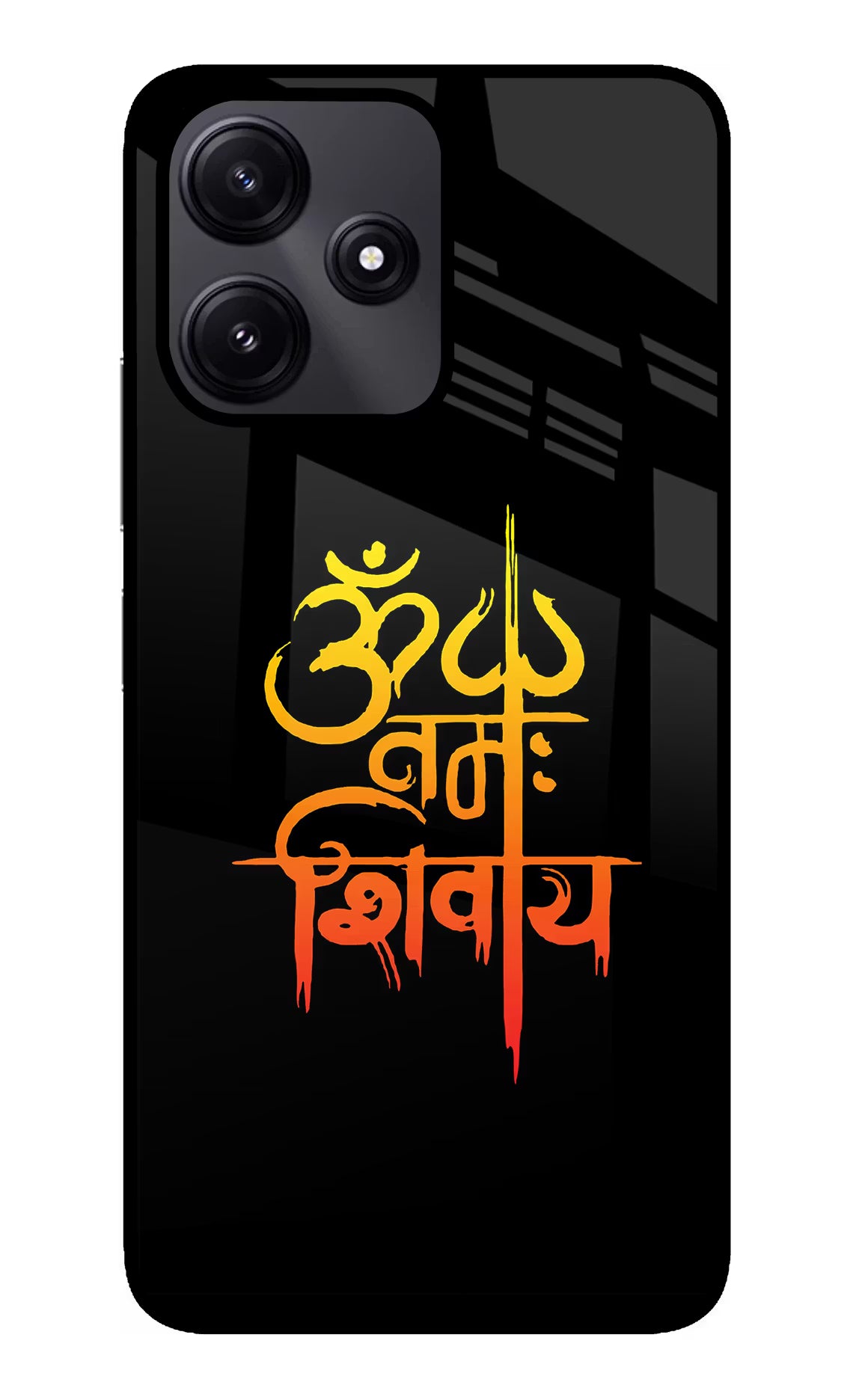 Om Namah Shivay Poco M6 Pro 5G Back Cover - Om Namah Shivay Poco M6 Pro 5G Glass Case Back Cover by Casekaro Om Namah Shivay Poco M6 Pro 5G Glass Case Back Cover by Casekaro