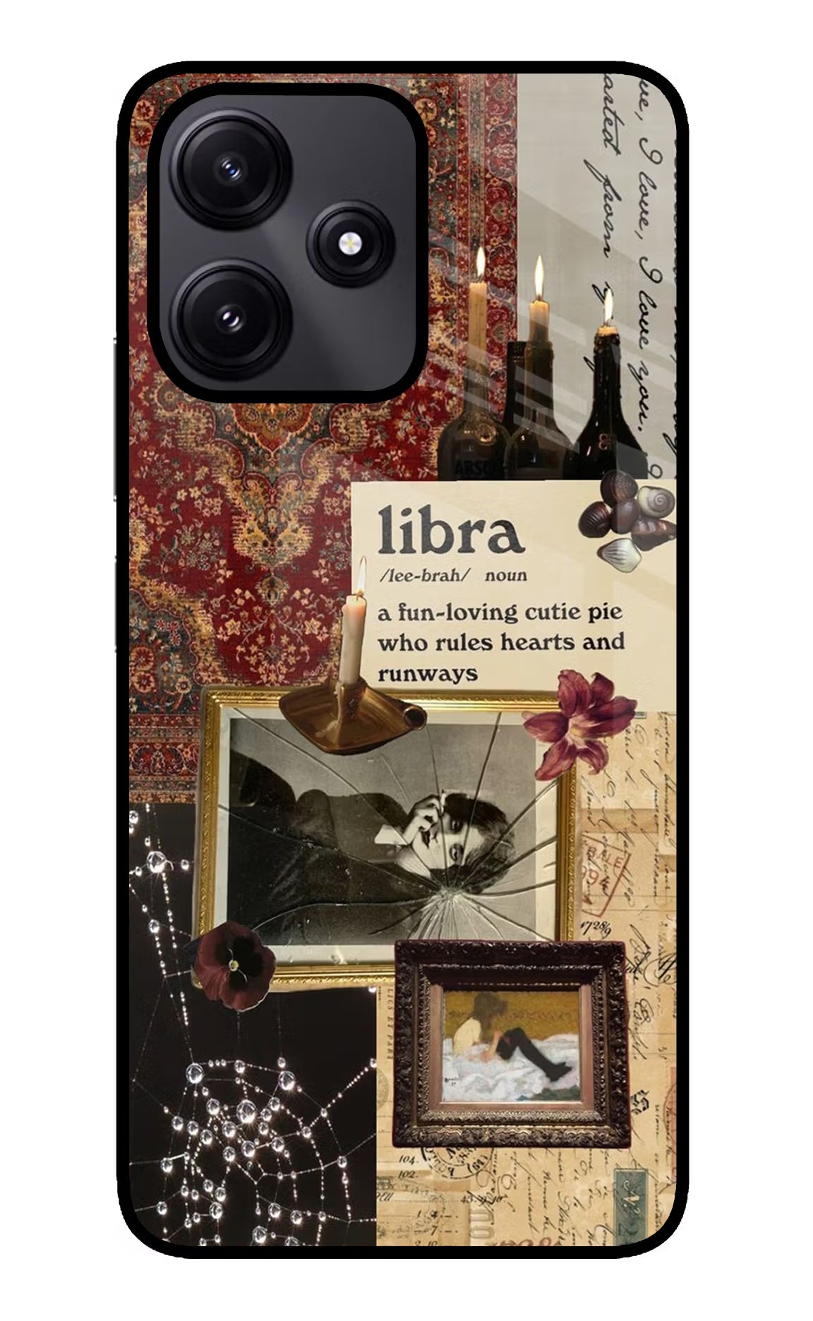 Libra Zodiac Poco M6 Pro 5G Glass Case - Libra Zodiac Poco M6 Pro 5G Glass Case Libra Zodiac Poco M6 Pro 5G Glass Case