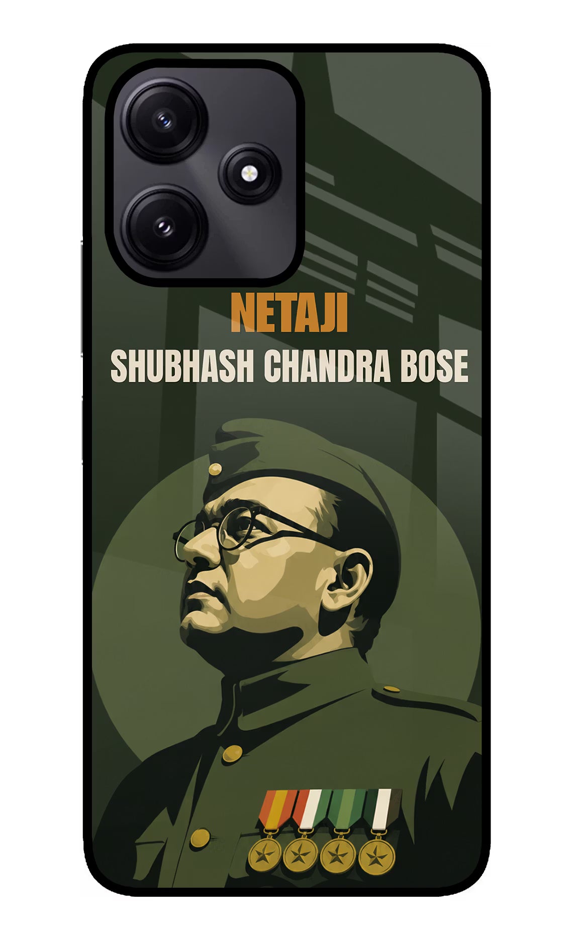 Netaji Legacy Poco M6 Pro 5G Glass Case - Netaji Legacy Poco M6 Pro 5G Glass Case Netaji Legacy Poco M6 Pro 5G Glass Case