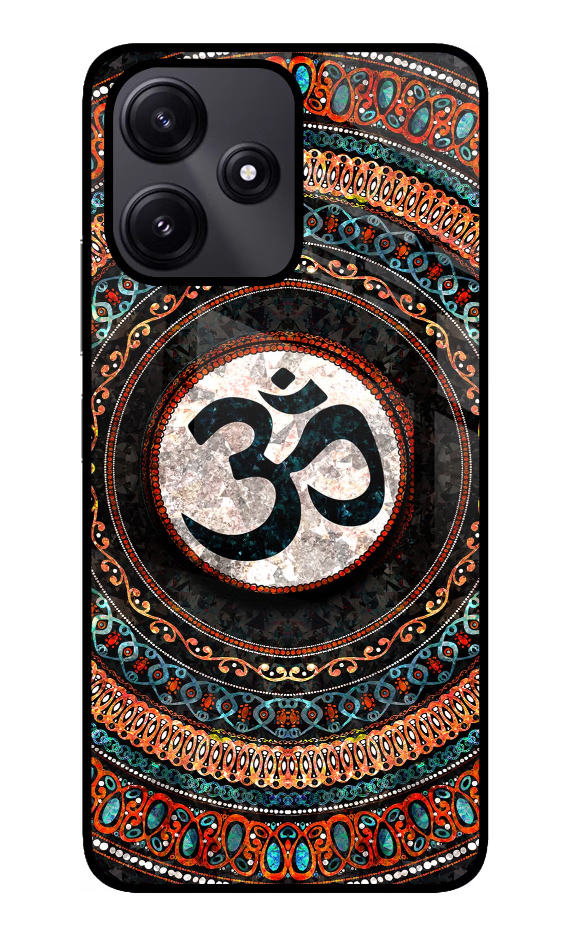 Om Culture Poco M6 Pro 5G Glass Case - Om Culture Poco M6 Pro 5G Glass Case Om Culture Poco M6 Pro 5G Glass Case