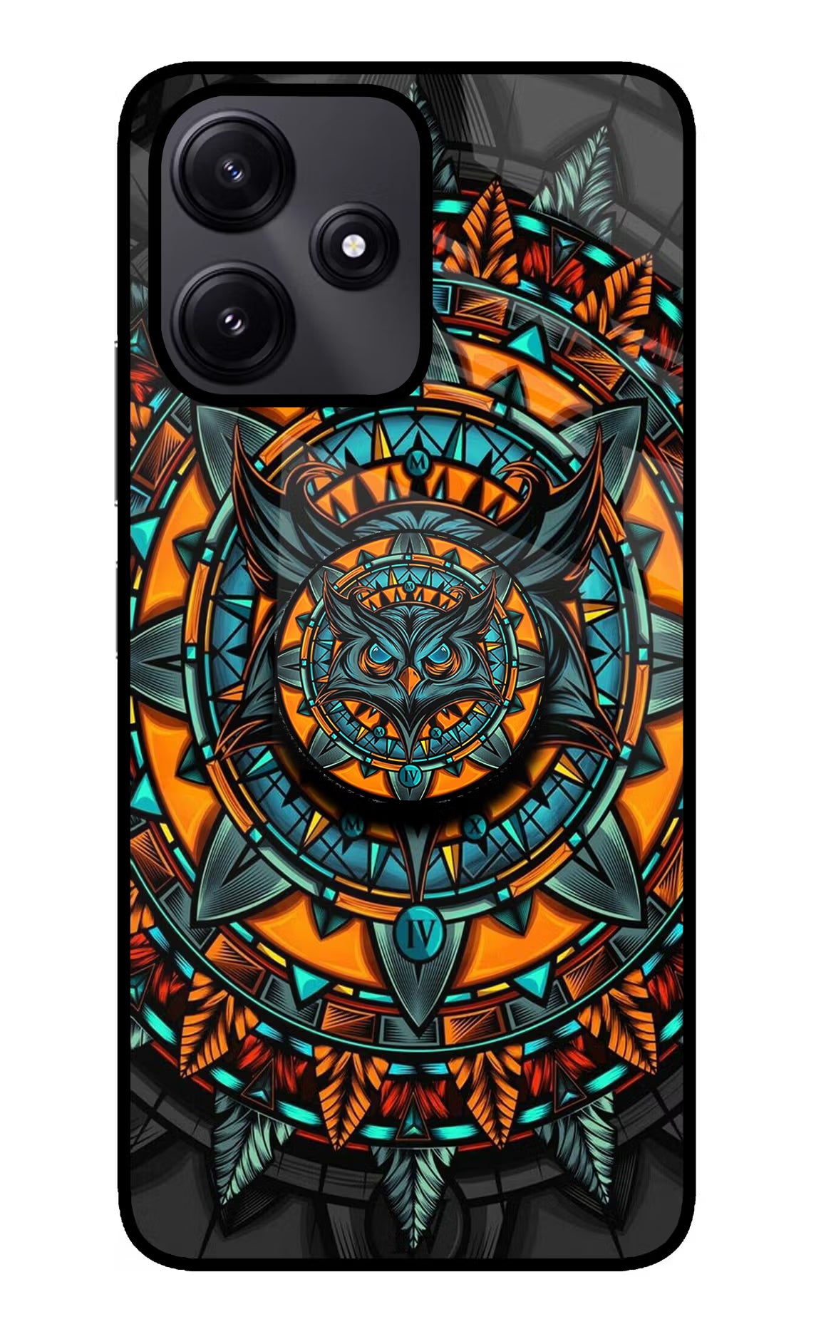 Angry Owl Poco M6 Pro 5G Glass Case - Angry Owl Poco M6 Pro 5G Glass Case Angry Owl Poco M6 Pro 5G Glass Case