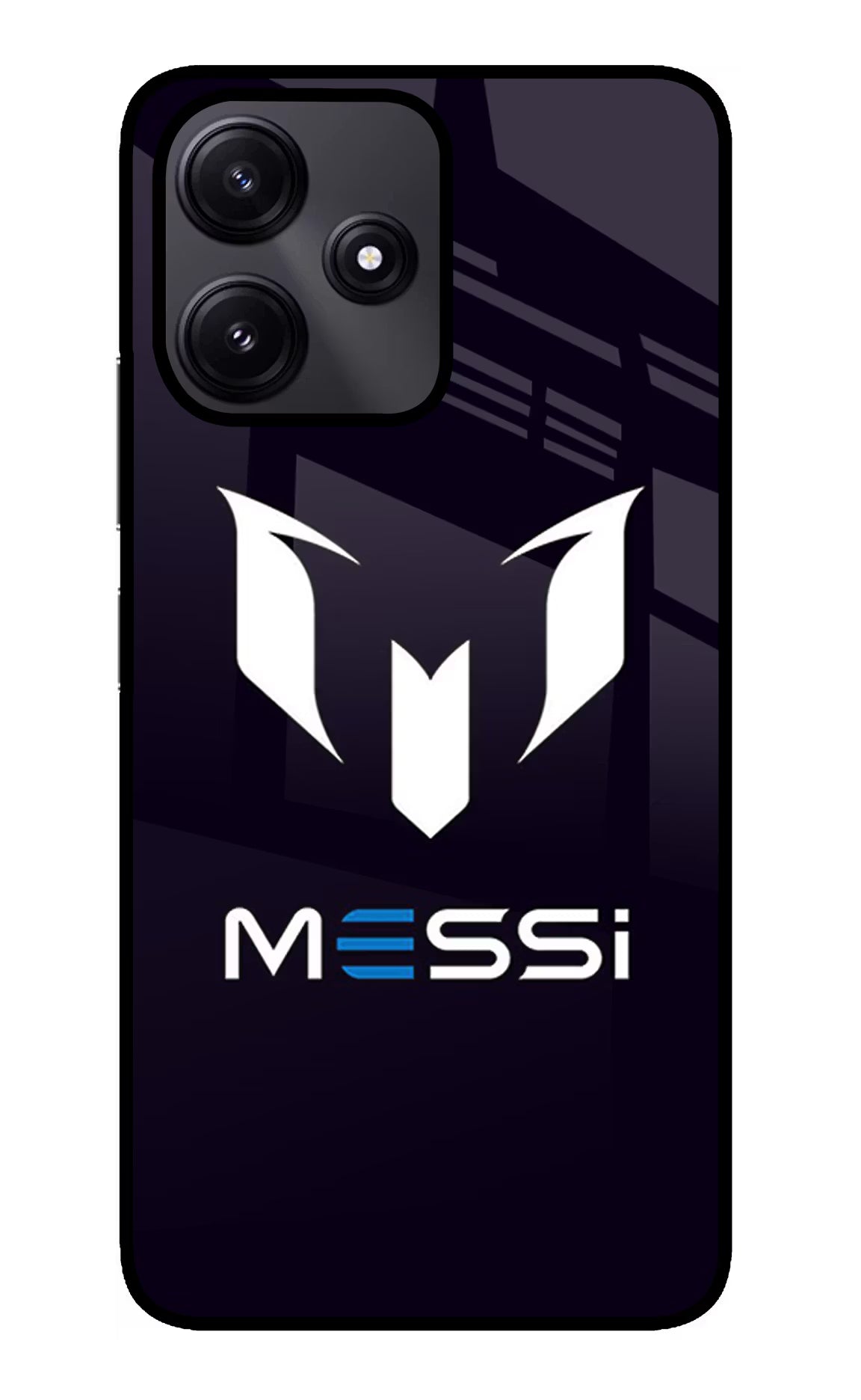Messi Logo Redmi 12 5G Glass Case - Messi Logo Redmi 12 5G Glass Case Messi Logo Redmi 12 5G Glass Case