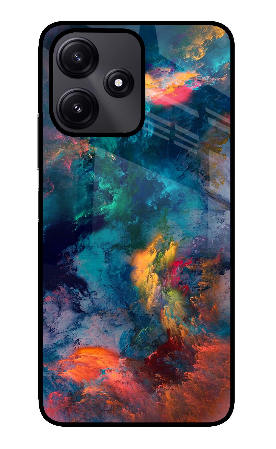 Artwork Paint Redmi 12 5G Glass Case - Artwork Paint Redmi 12 5G Glass Case Artwork Paint Redmi 12 5G Glass Case