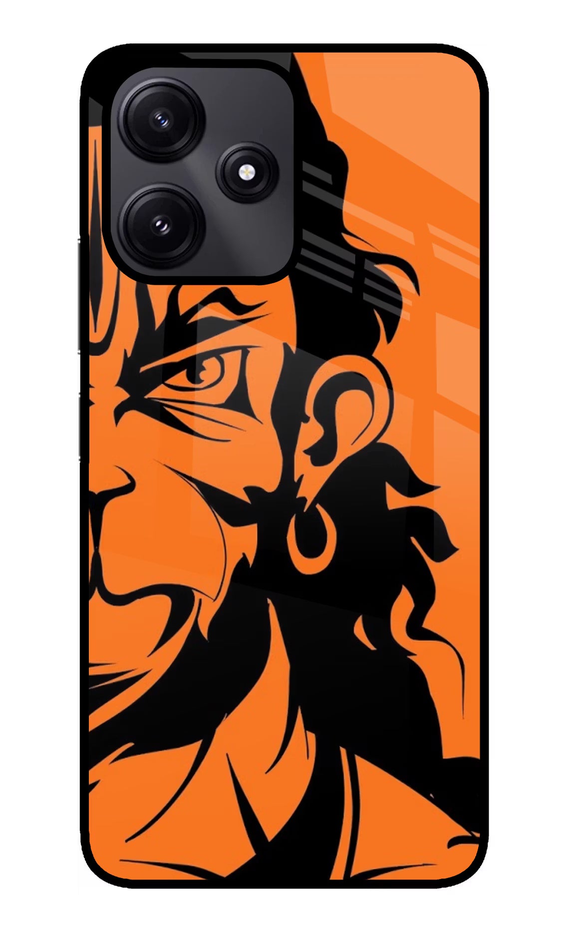 Hanuman Redmi 12 5G Glass Case - Hanuman Redmi 12 5G Glass Case Hanuman Redmi 12 5G Glass Case
