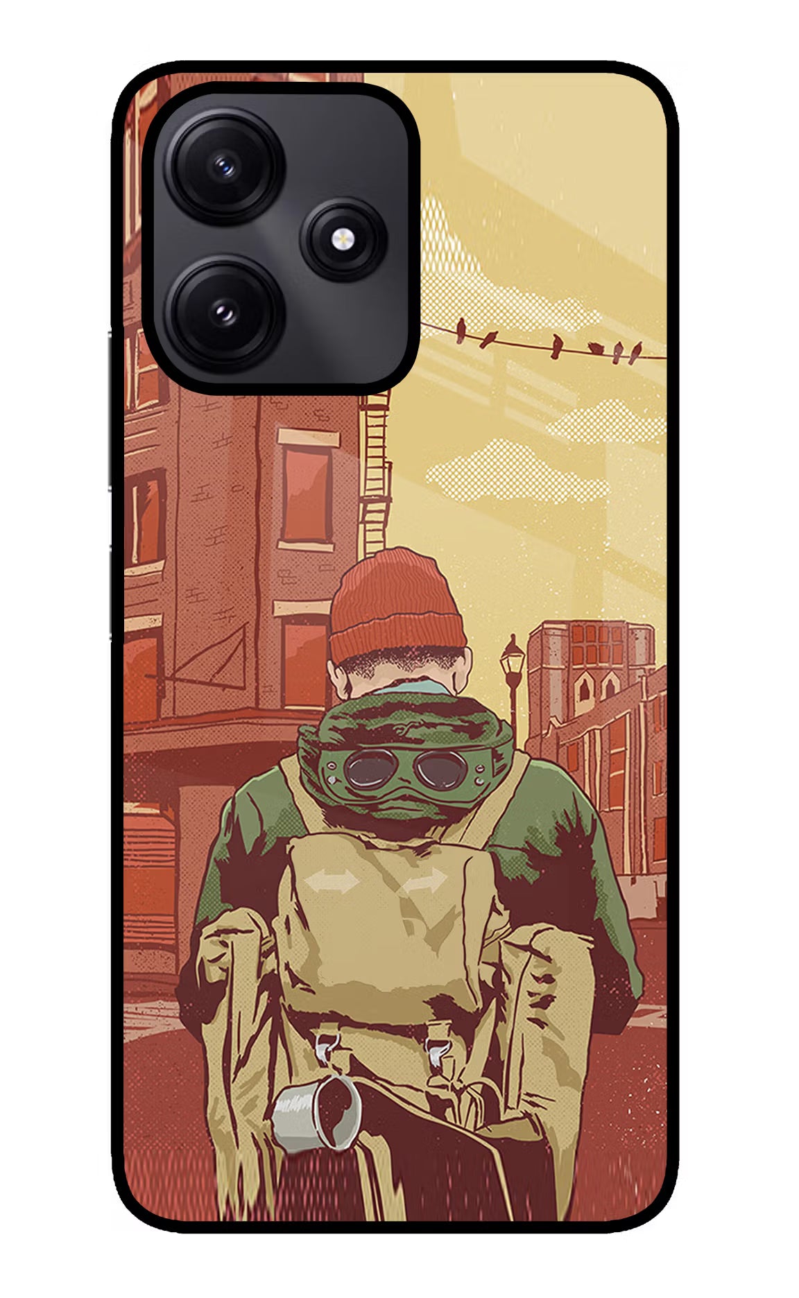Adventurous Redmi 12 5G Glass Case - Adventurous Redmi 12 5G Glass Case Adventurous Redmi 12 5G Glass Case