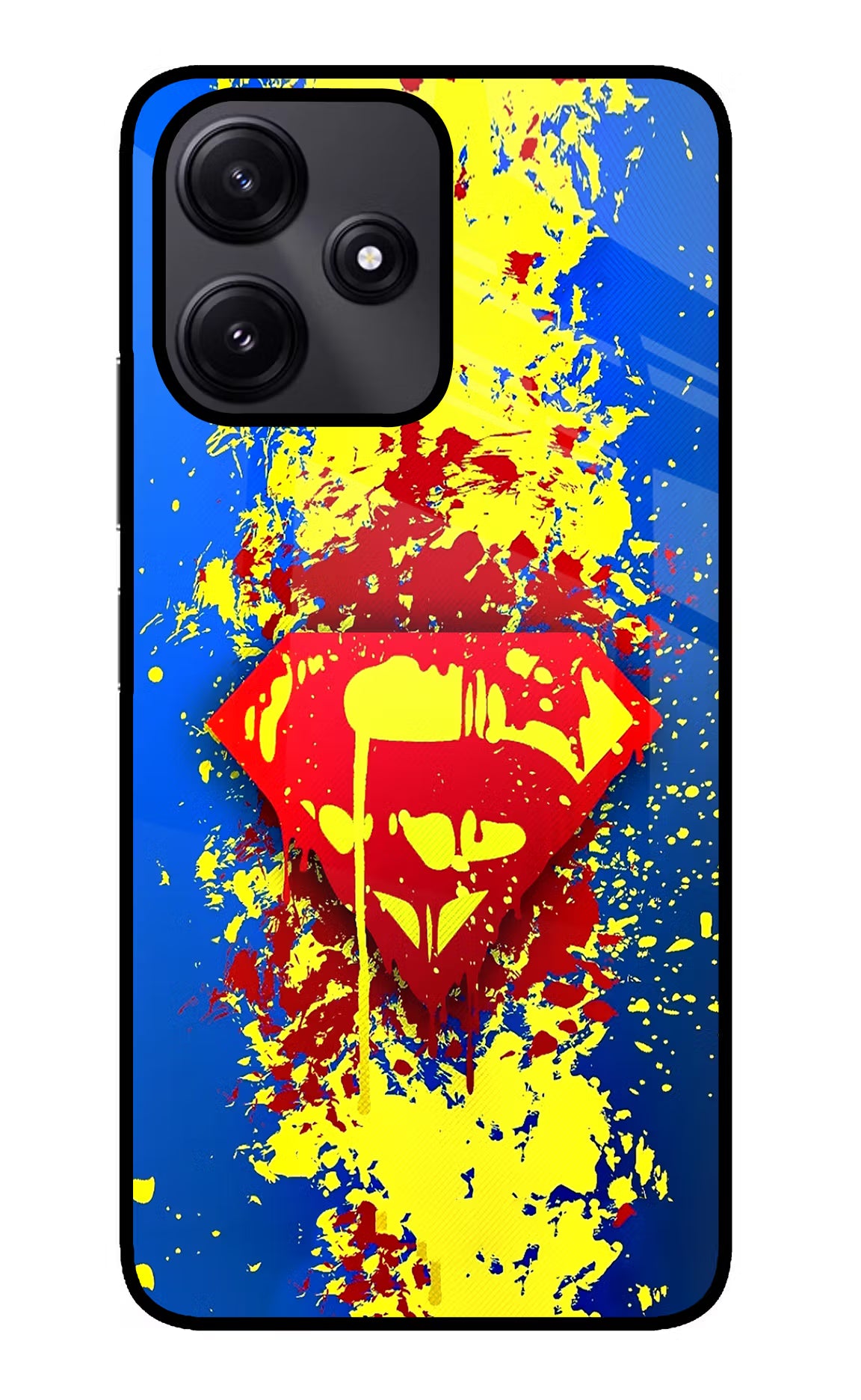 Superman logo Redmi 12 5G Glass Case - Superman logo Redmi 12 5G Glass Case Superman logo Redmi 12 5G Glass Case