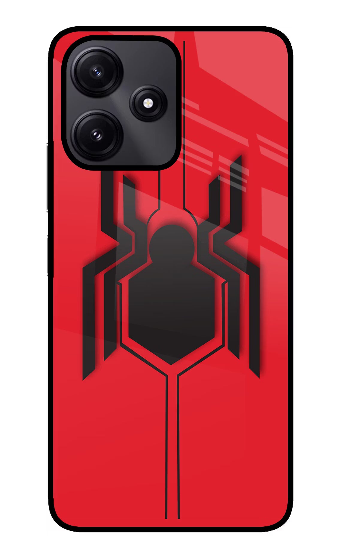 Spider Redmi 12 5G Glass Case - Spider Redmi 12 5G Glass Case Spider Redmi 12 5G Glass Case