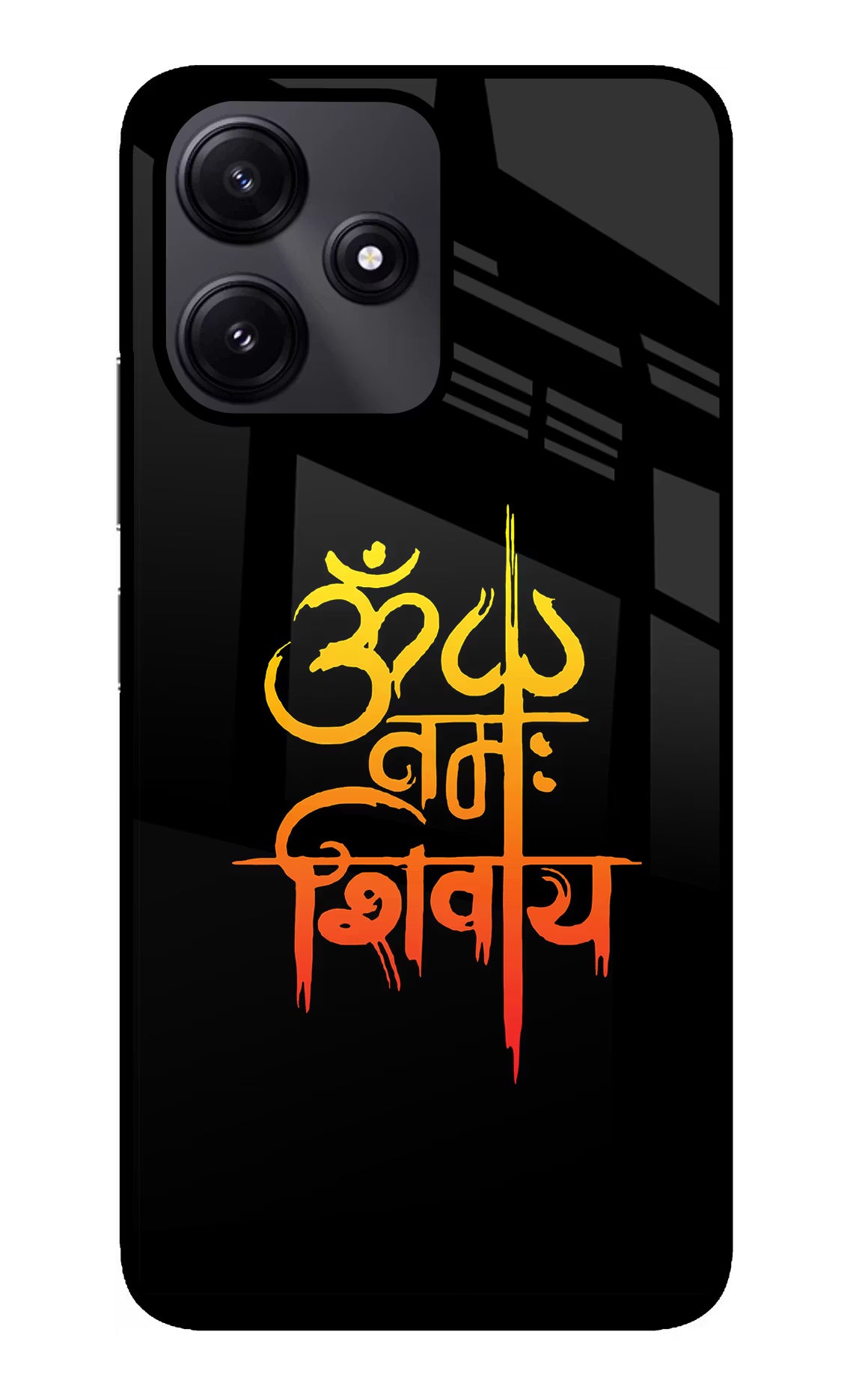 Om Namah Shivay Redmi 12 5G Glass Case - Om Namah Shivay Redmi 12 5G Glass Case Om Namah Shivay Redmi 12 5G Glass Case