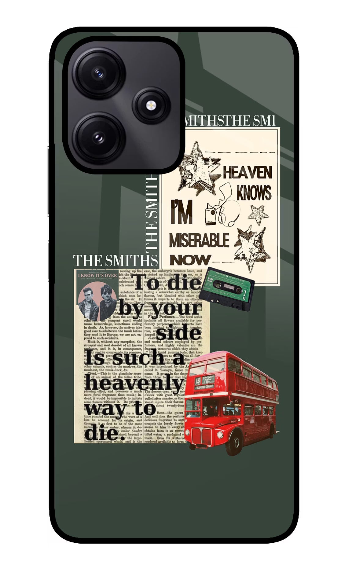 The Smiths Redmi 12 5G Glass Case - The Smiths Redmi 12 5G Glass Case The Smiths Redmi 12 5G Glass Case