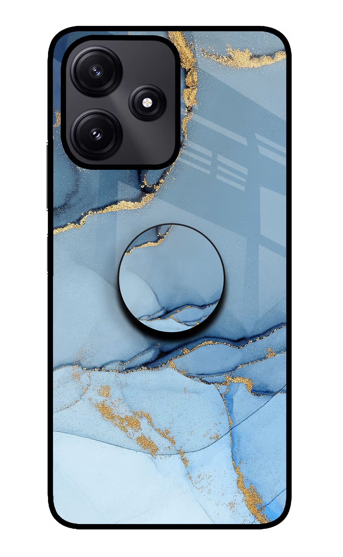 Blue Marble Redmi 12 5G Glass Case - Blue Marble Redmi 12 5G Glass Case Blue Marble Redmi 12 5G Glass Case