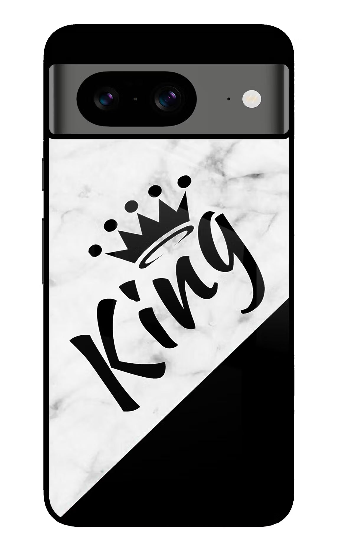 King Google Pixel 8 Glass Case - King Google Pixel 8 Glass Case King Google Pixel 8 Glass Case