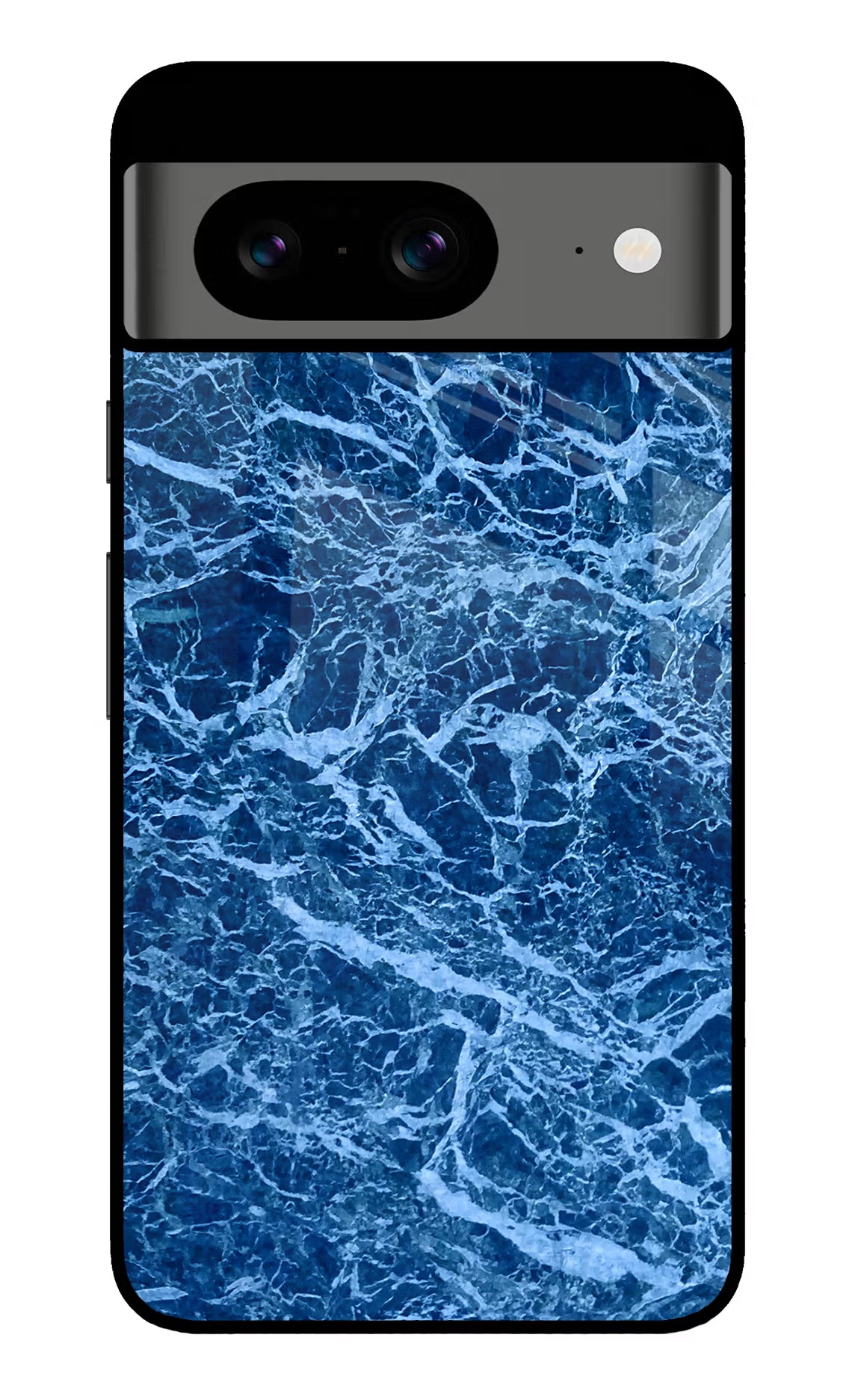Blue Marble Google Pixel 8 Back Cover - Blue Marble Google Pixel 8 Glass Case Back Cover by Casekaro Blue Marble Google Pixel 8 Glass Case Back Cover by Casekaro