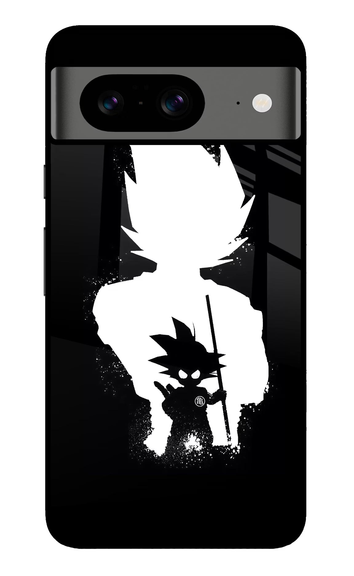 Goku Shadow Google Pixel 8 Back Cover - Goku Shadow Google Pixel 8 Glass Case Back Cover by Casekaro Goku Shadow Google Pixel 8 Glass Case Back Cover by Casekaro